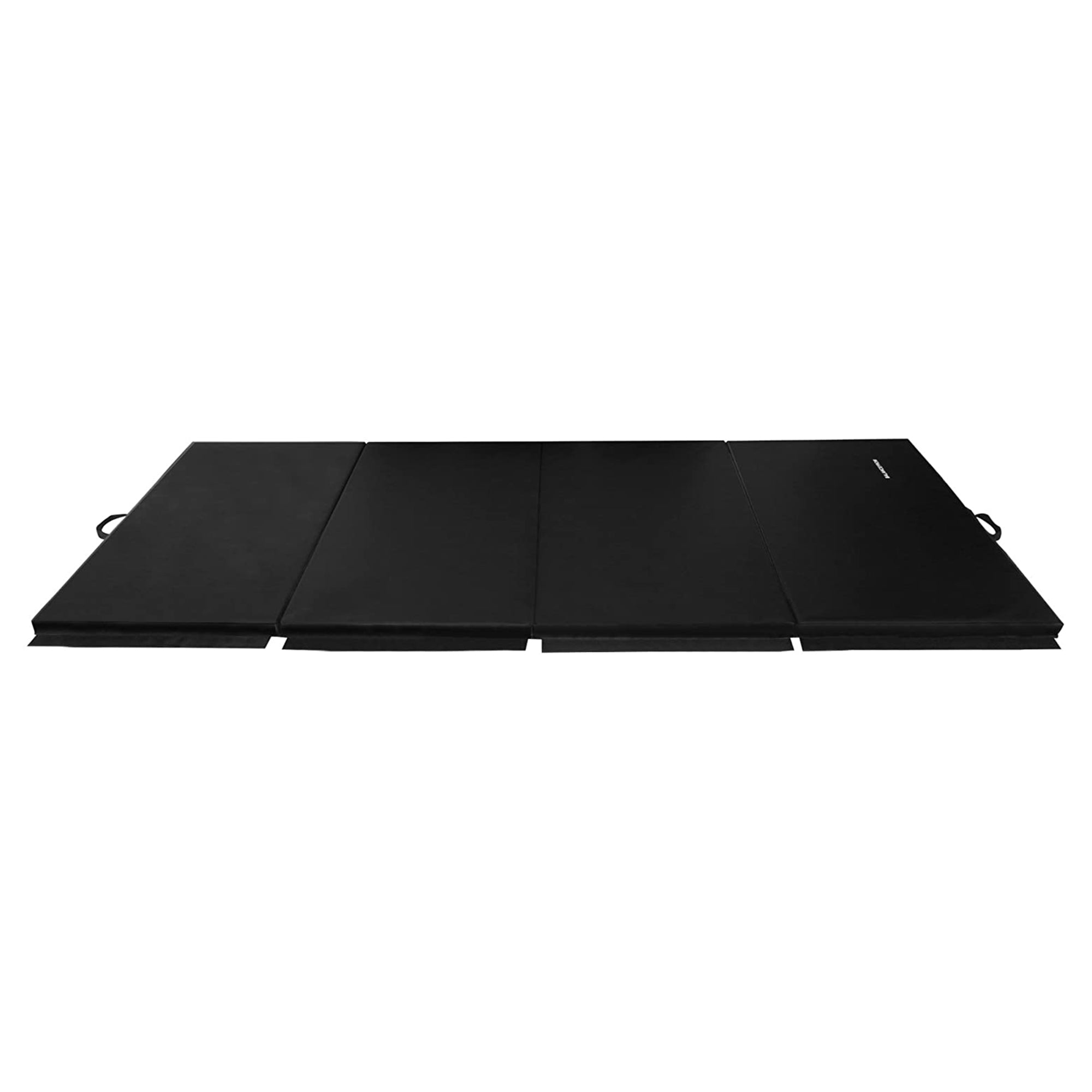 BalanceFrom Fitness 120x48in All Purpose Folding Gymnastics Mat, Black (4 Pack)