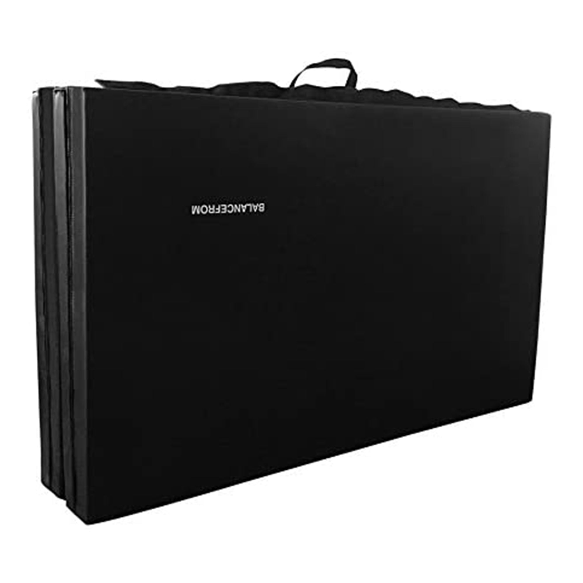 BalanceFrom Fitness 120x48in All Purpose Folding Gymnastics Mat, Black (4 Pack)