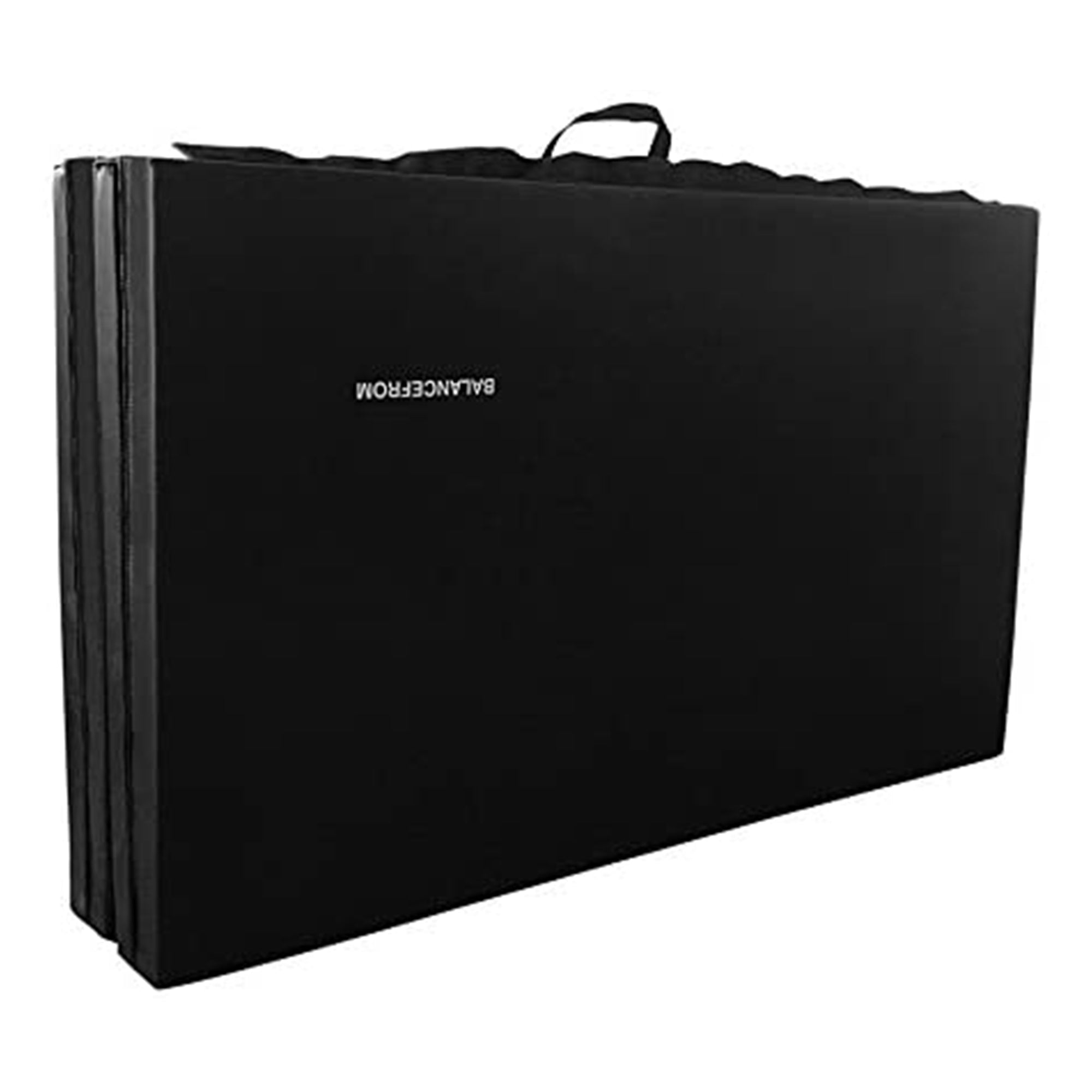 BalanceFrom Fitness 120x48in All Purpose Folding Gymnastics Mat, Black (6 Pack)