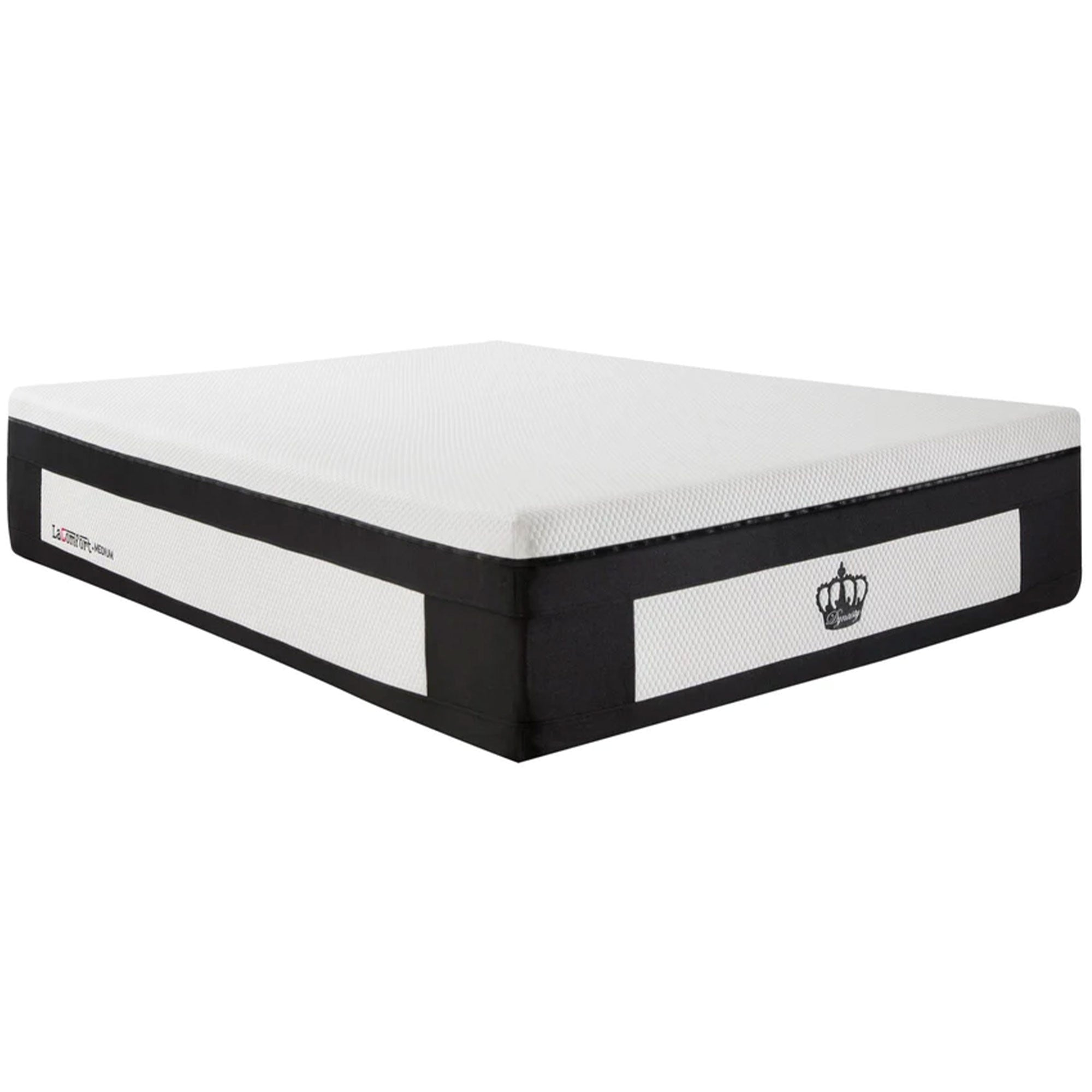 Dynasty Mattress 14" LaComfort Gel Memory Foam Mattress Bed Medium Firm, King Size - VMInnovations