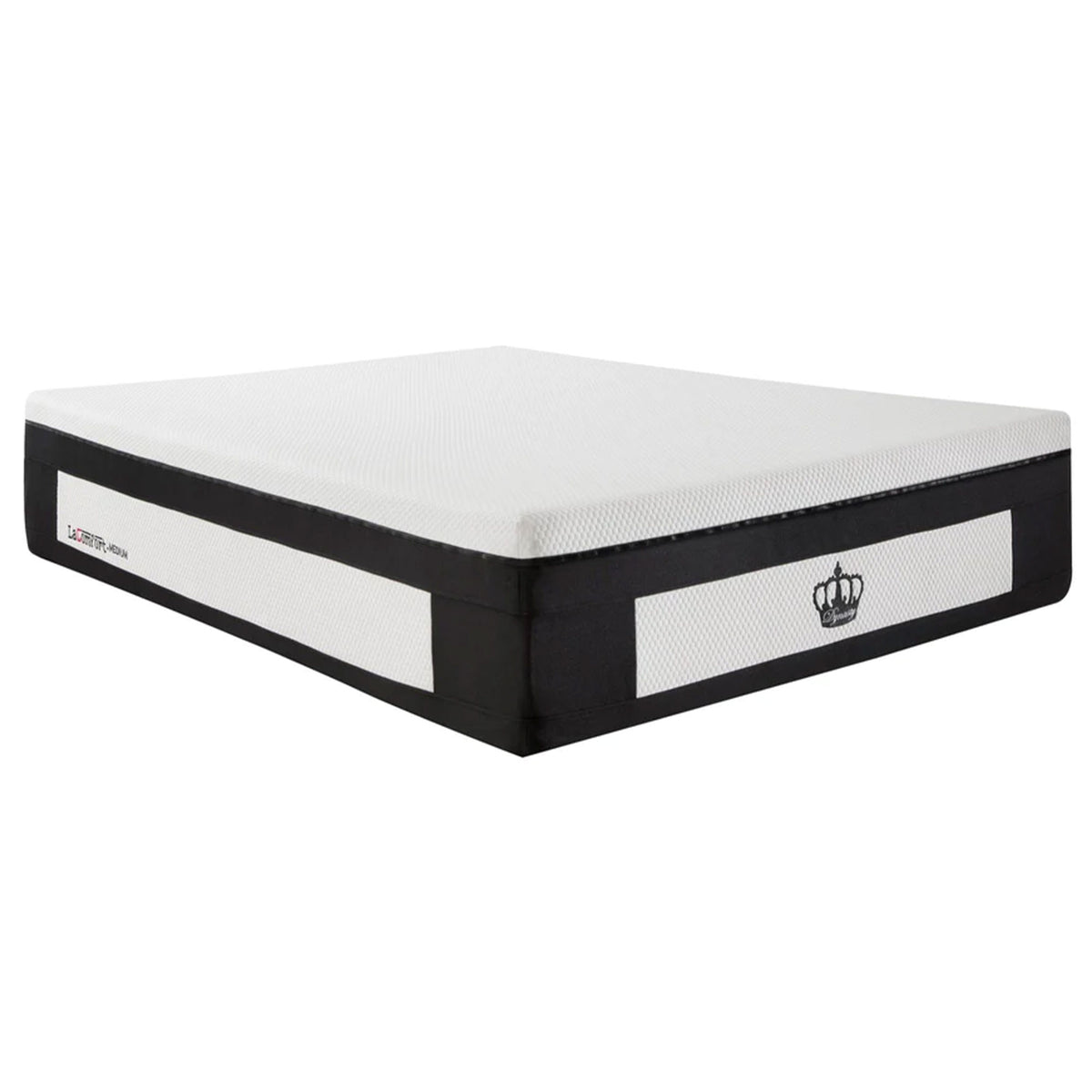 Dynasty Mattress 14" LaComfort Gel Memory Foam Mattress Bed Medium Firm, Queen Size