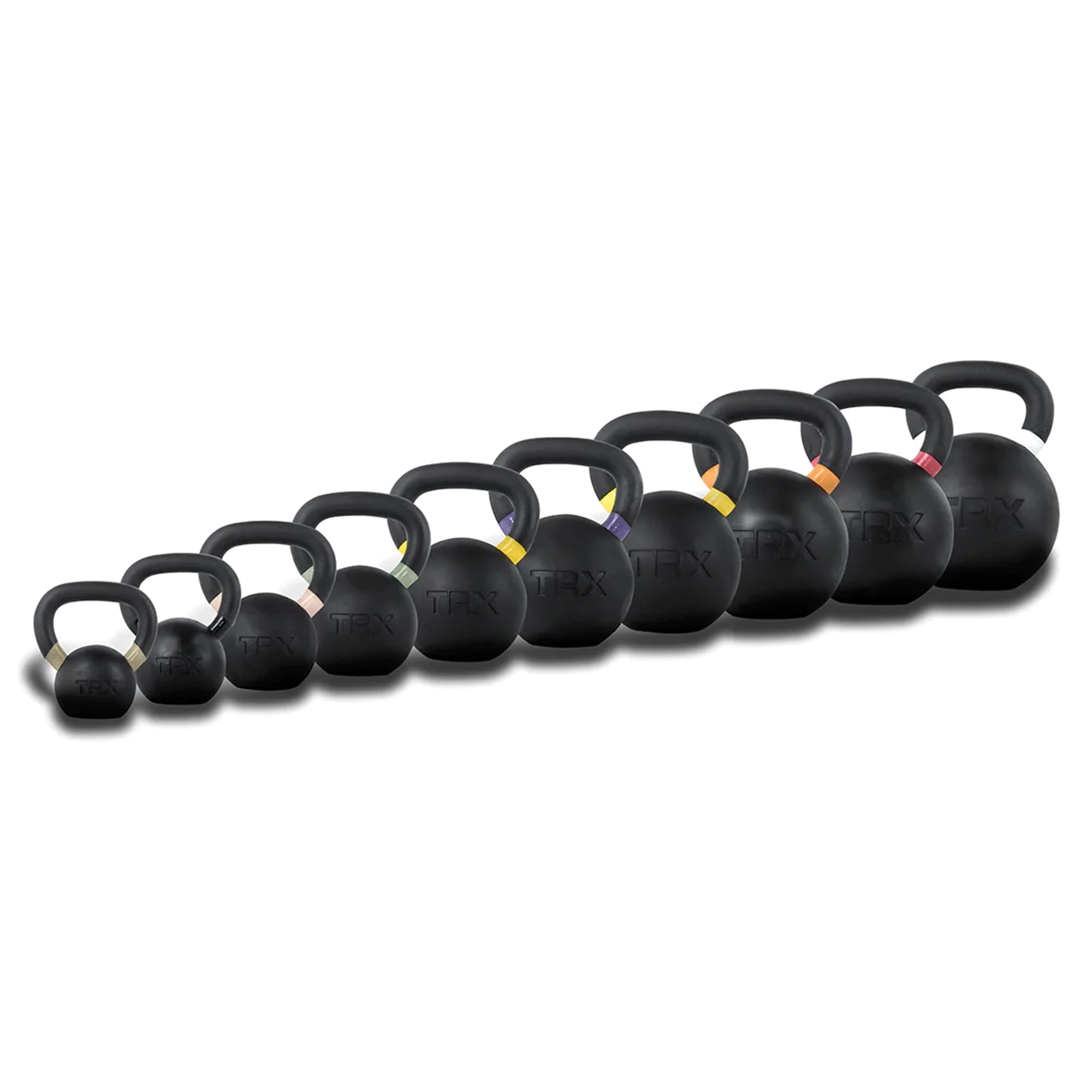 TRX Rubber Coated Kettlebell for Weight & Strength Training, 61.7 Pounds (28 kg) - VMInnovations