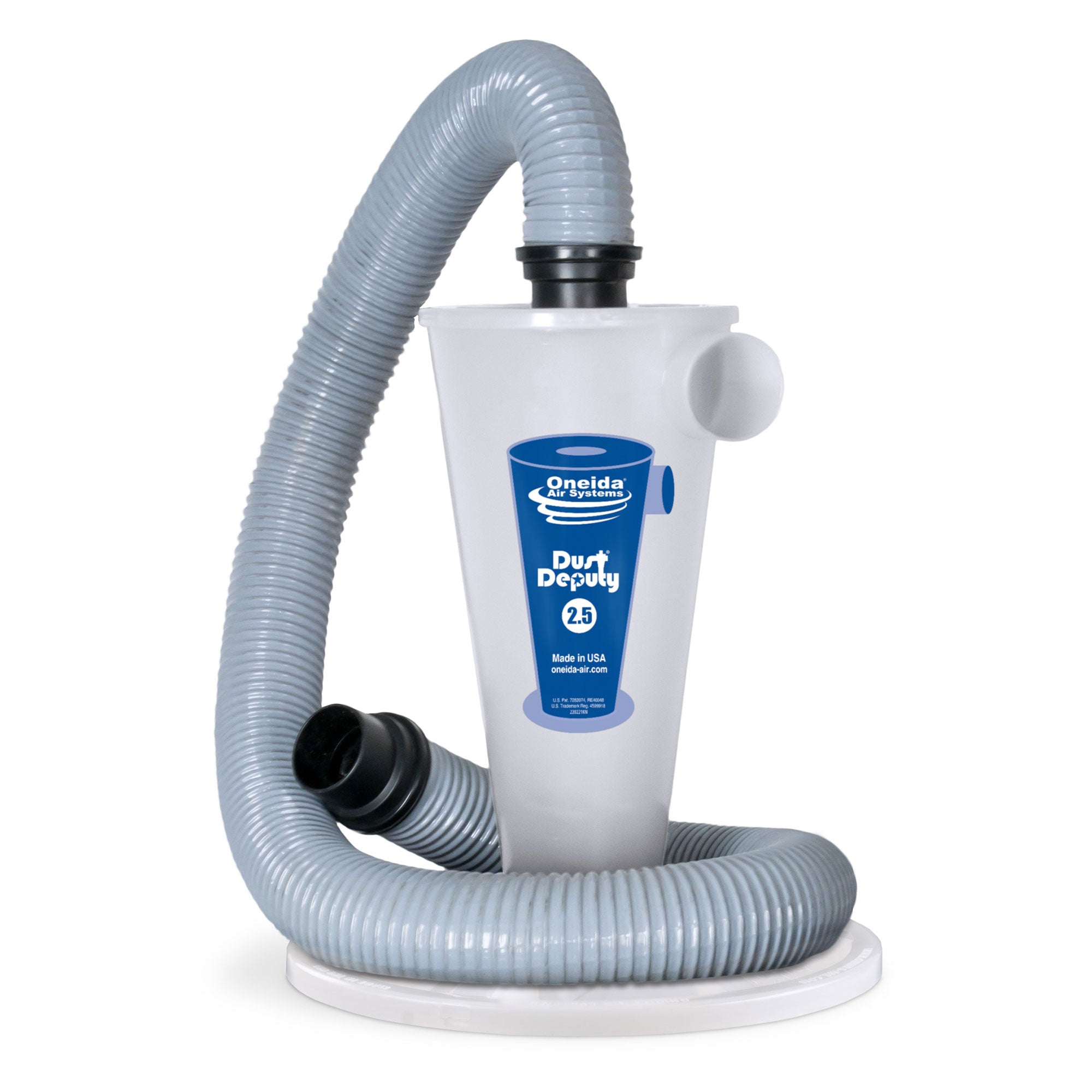 Oneida Air Systems Dust Deputy 2.5 Plus Anti-Static Cyclone Separator & Hose Kit - VMInnovations