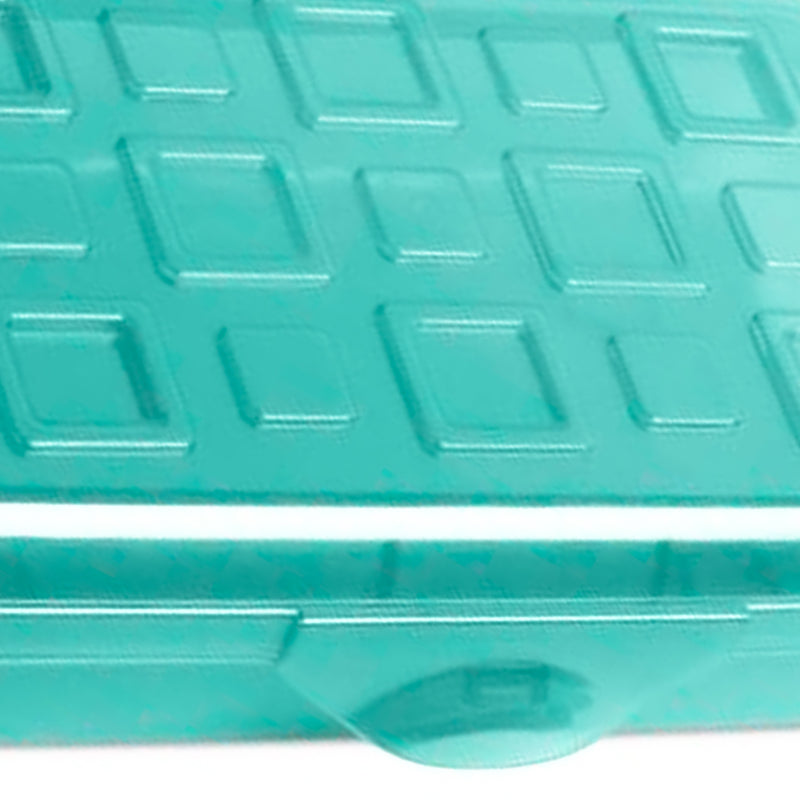 Sterilite Translucent Pencil Case School Supply Storage Box, Blue Tint (24 Pack)