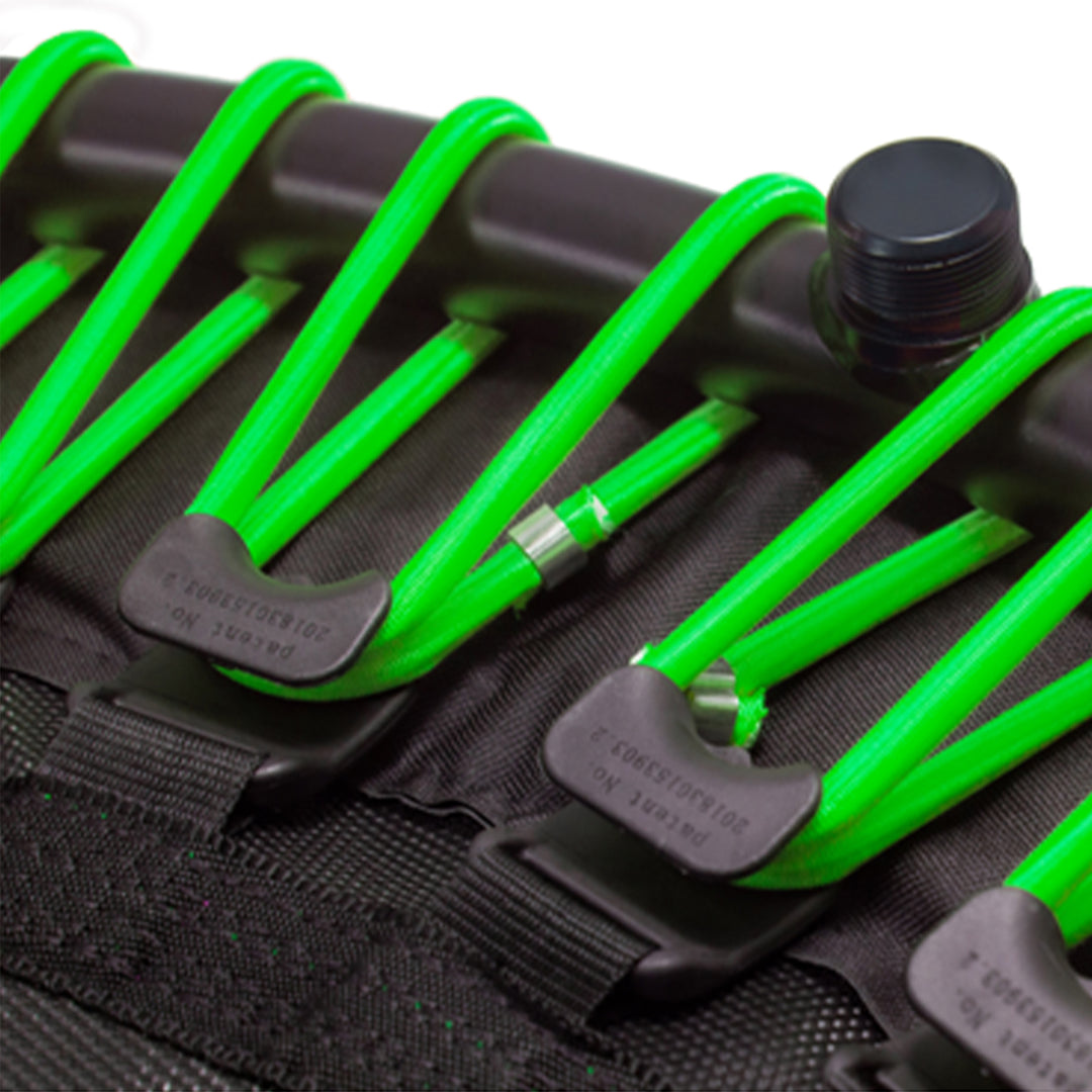 LEAPS & REBOUNDS 48" Adjustable Stability Bar with 48" Fitness Trampoline, Green - VMInnovations