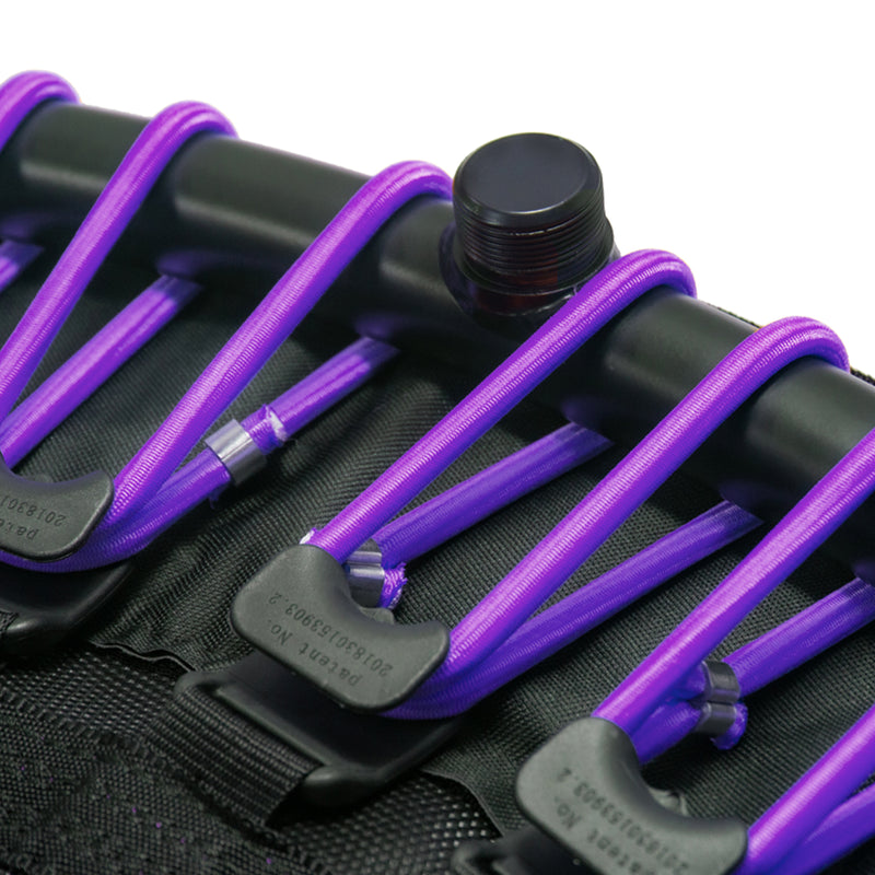 LEAPS & REBOUNDS 40" Adjustable Stability Bar w/ 40" Fitness Trampoline, Purple