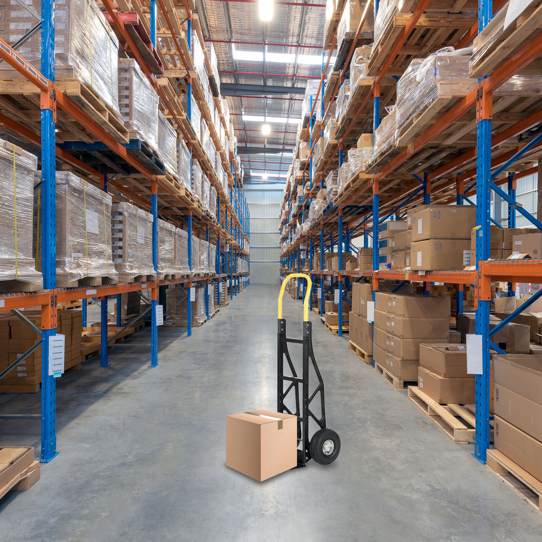Harper Flat Free 600lb Capacity Heavy-Duty Nylon Hand Truck Dolly Cart (Used) - VMInnovations