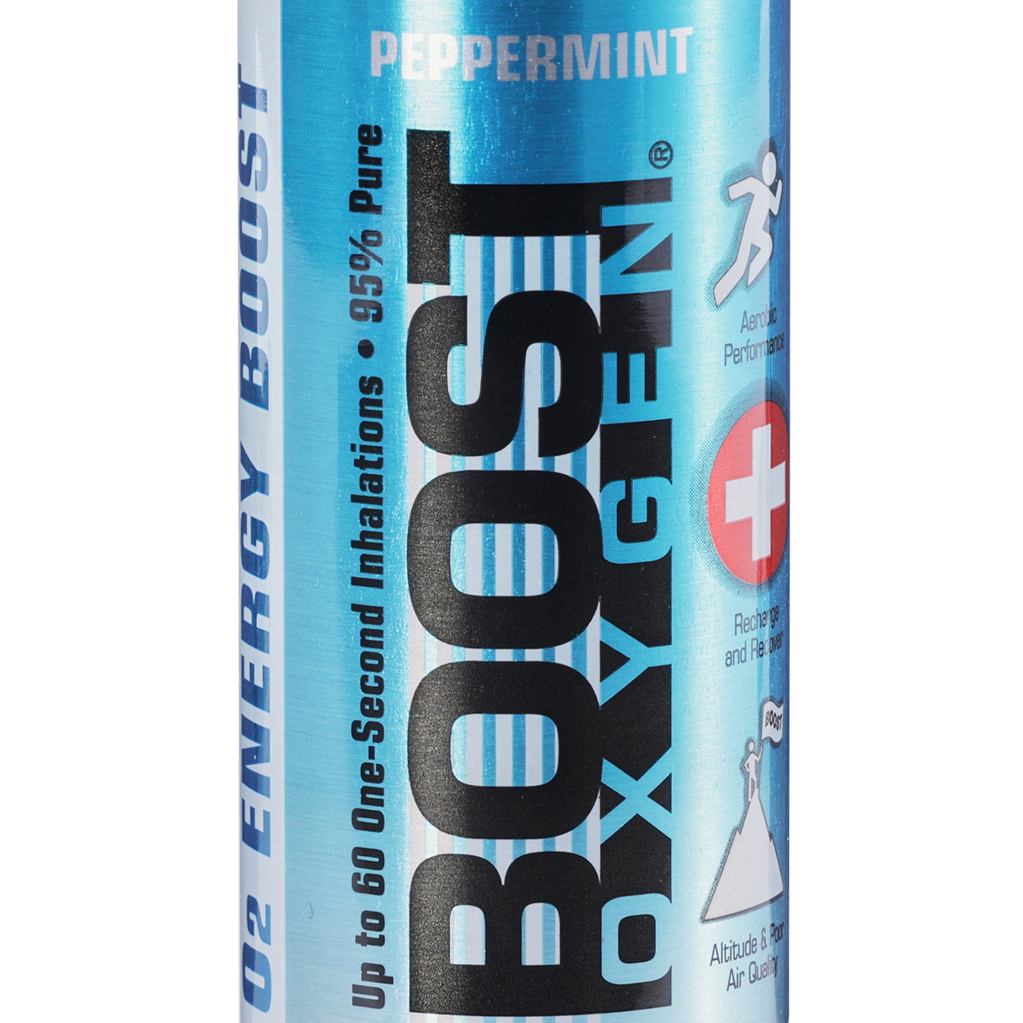 Boost Oxygen 3 L Pocket Sized Canned Oxygen with Mouthpiece, Peppermint (2 Pack)