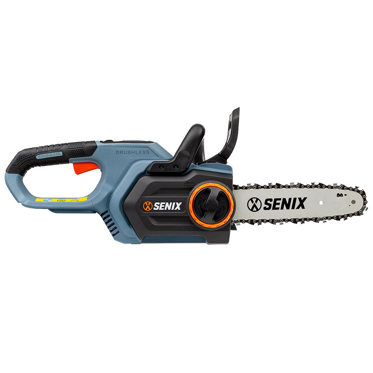 SENIX 10" 20V Max Cordless Brushless Chain Saw Tool with Battery Pack & Charger