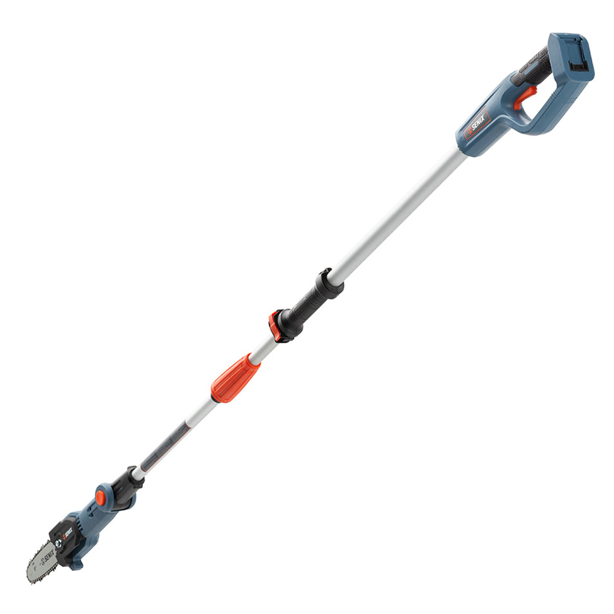 SENIX 8" 20V Max Cordless Electric Pole Saw Tool with Battery Pack and Charger