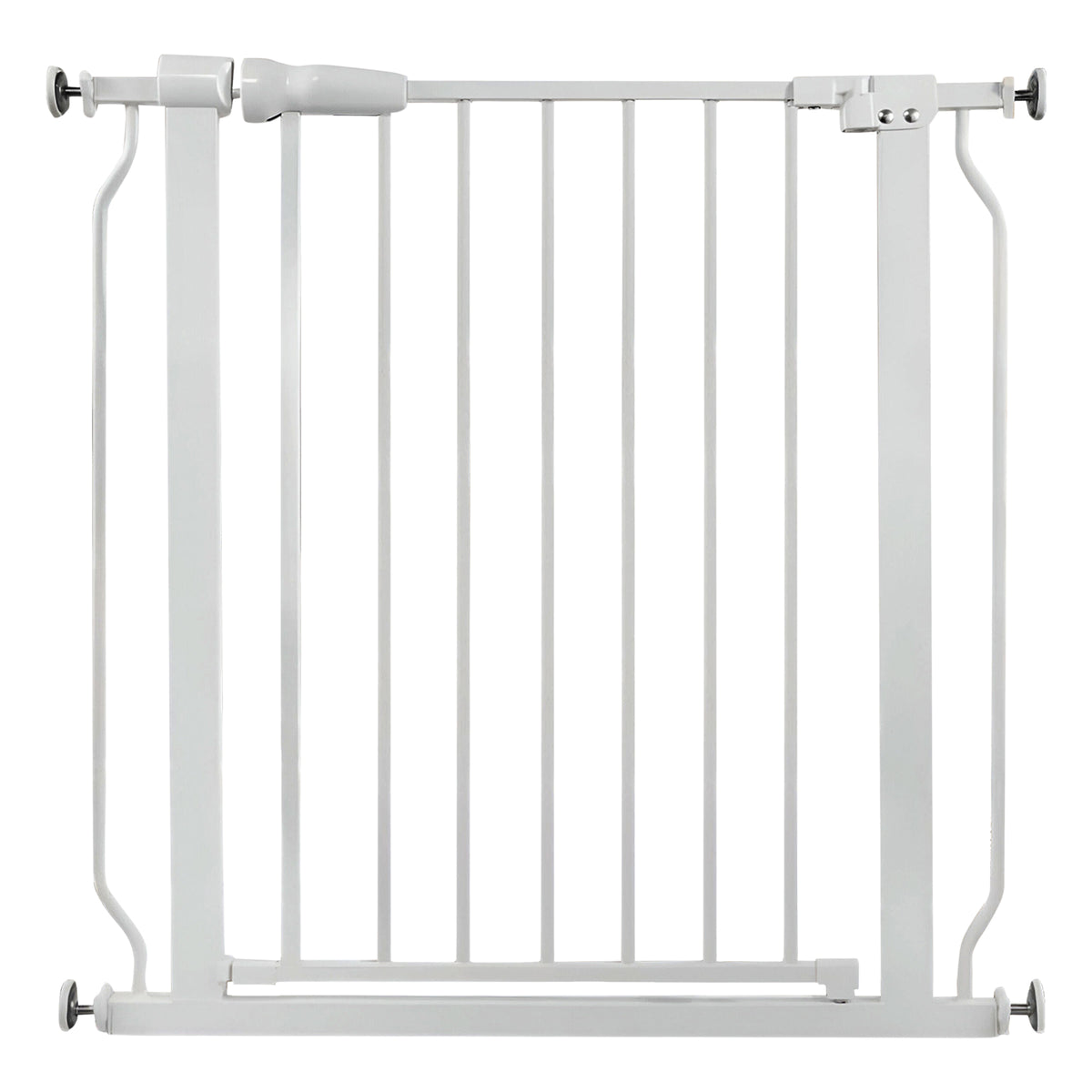 BalanceFrom Walk-Thru Safety Gate for Baby and Pets, 29.1-33.8"W, 30"H, White