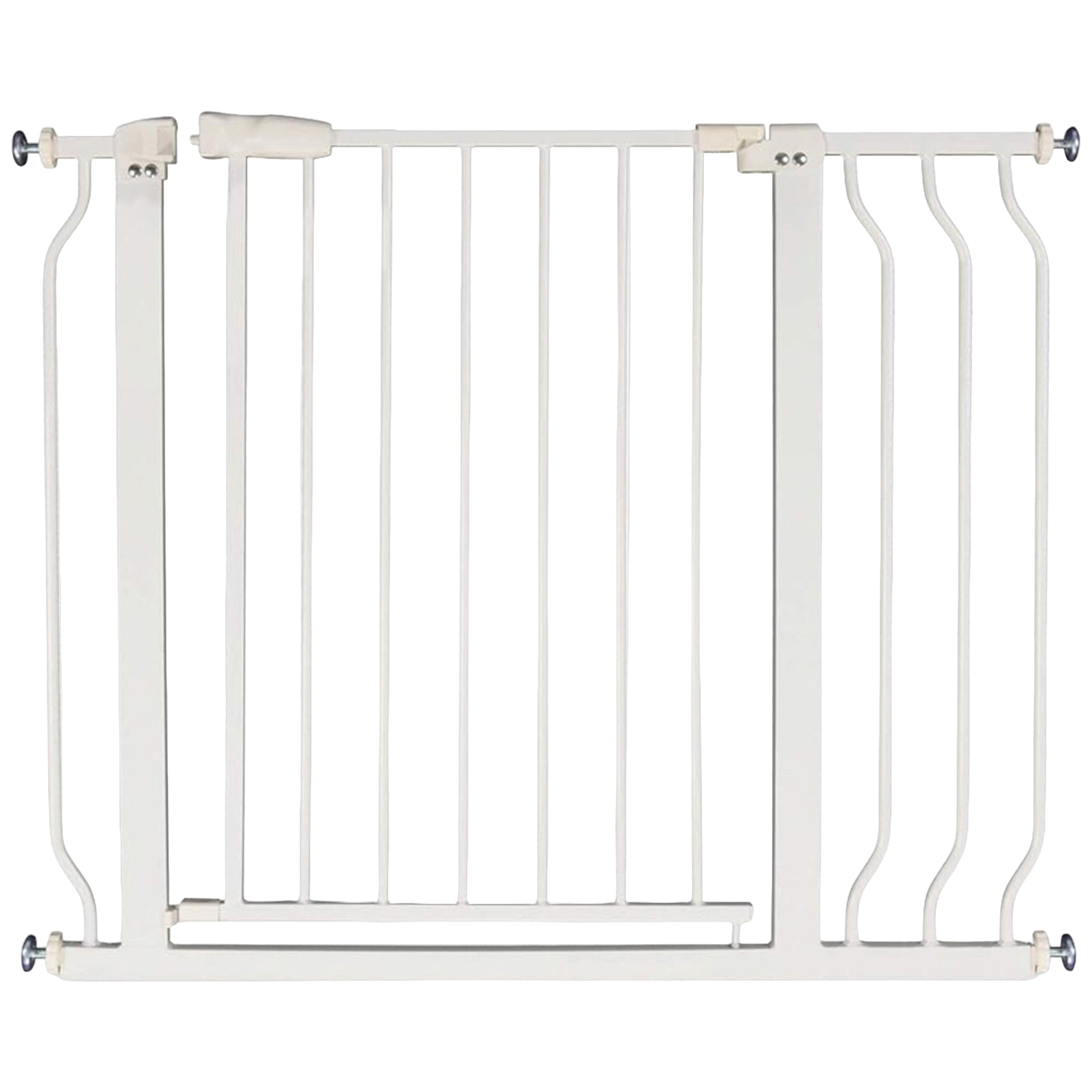 BalanceFrom Walk-Thru Safety Gate for Baby and Pets, 29.1-38.5"W, 30"H, White