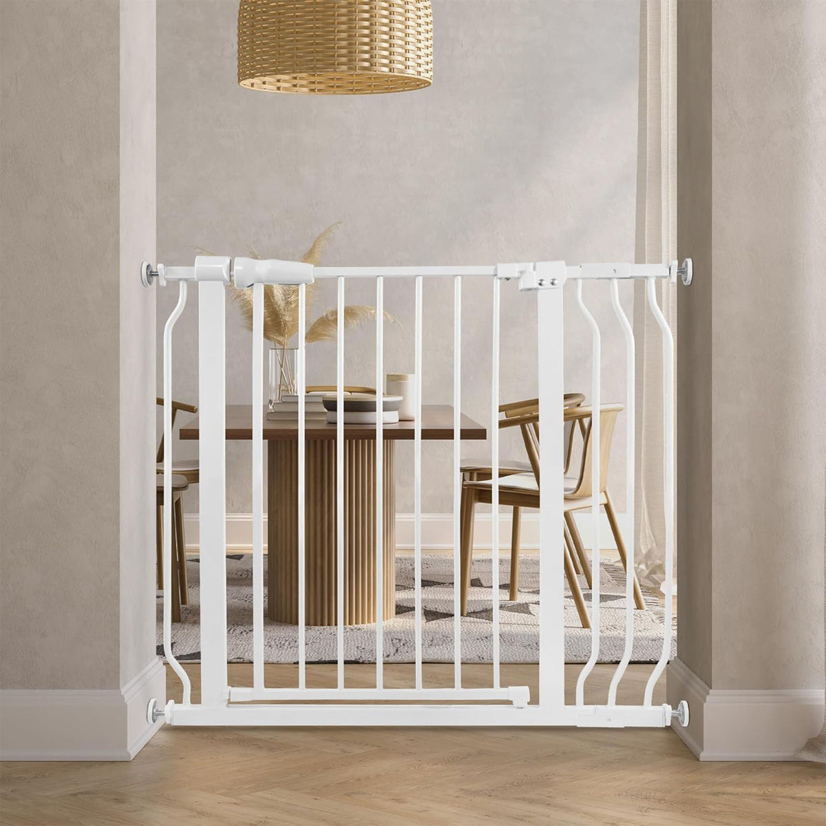 BalanceFrom Walk-Thru Safety Gate for Baby and Pets, 29.1-38.5"W, 30"H(Open Box)
