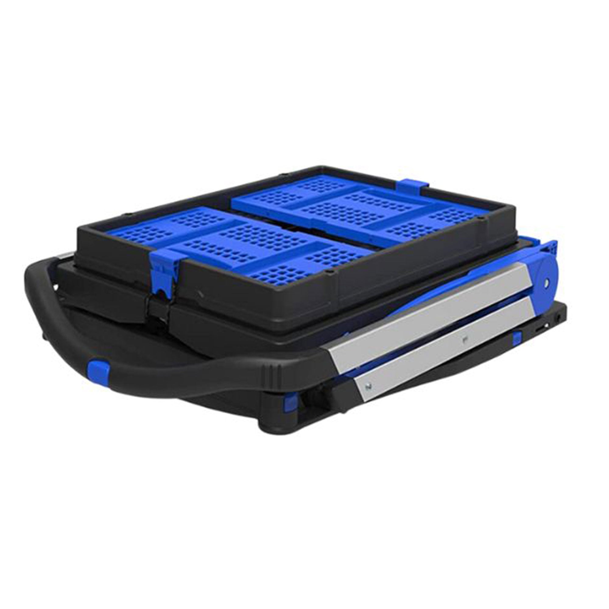 Magna Cart 2-Tier Foldable Shopping Utility Cart w/Collapsible Crate (Used) - VMInnovations
