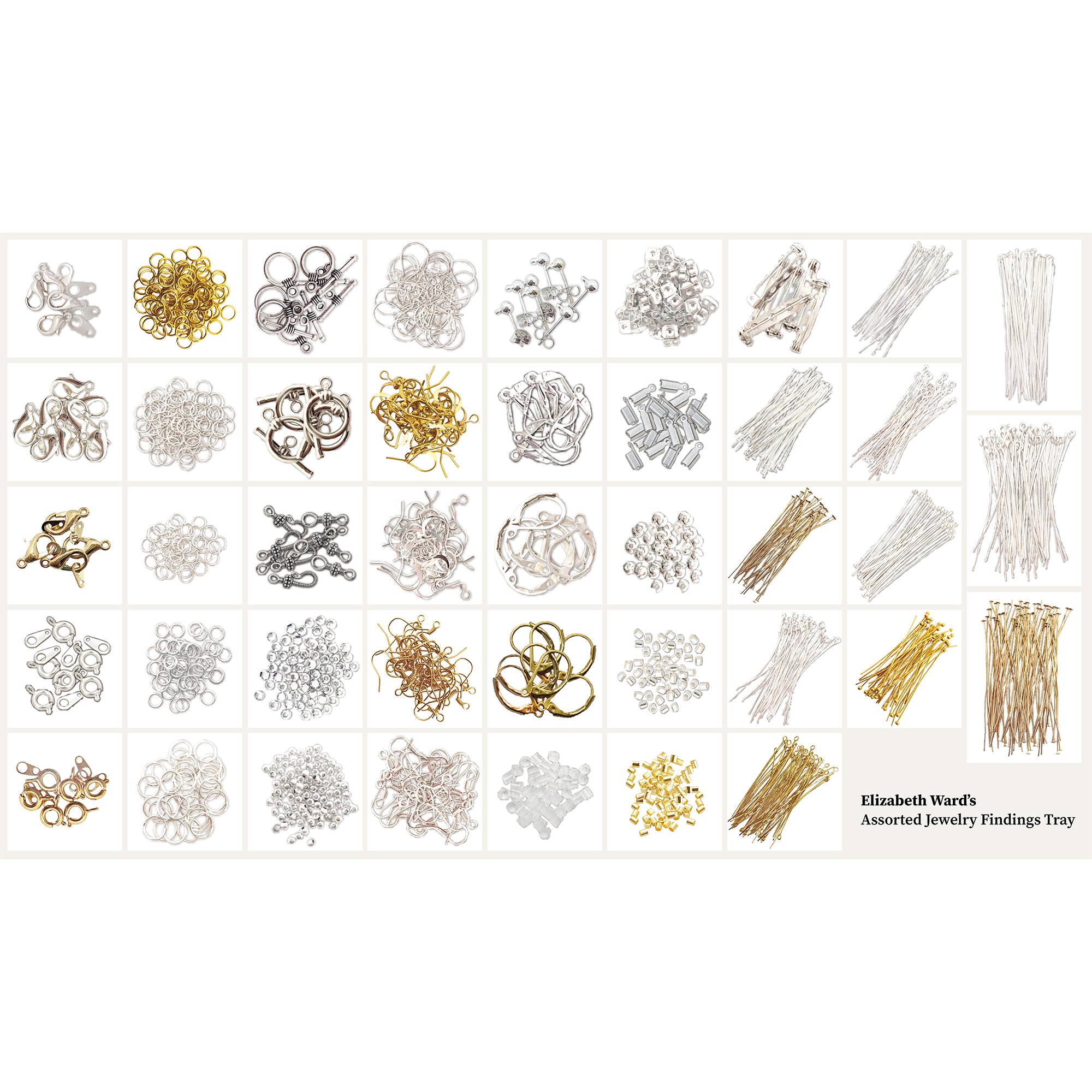 Bead Storage Solutions Elizabeth Ward 1,111pc Jewelry Findings Tray (Used) - VMInnovations