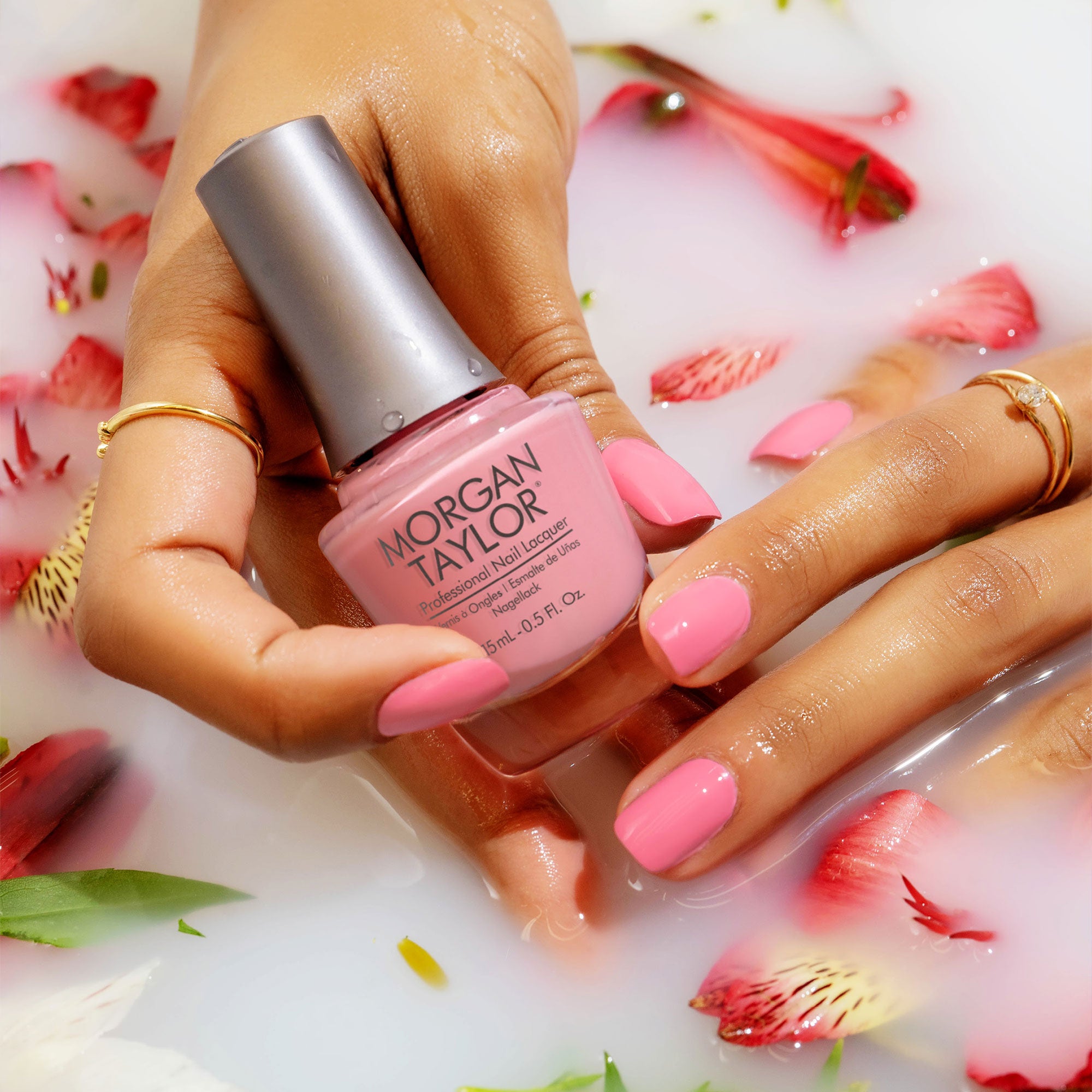 Morgan Taylor Spring 2023 Pure Beauty Nail Lacquer Polish Manicure Set, 3 Pack - VMInnovations
