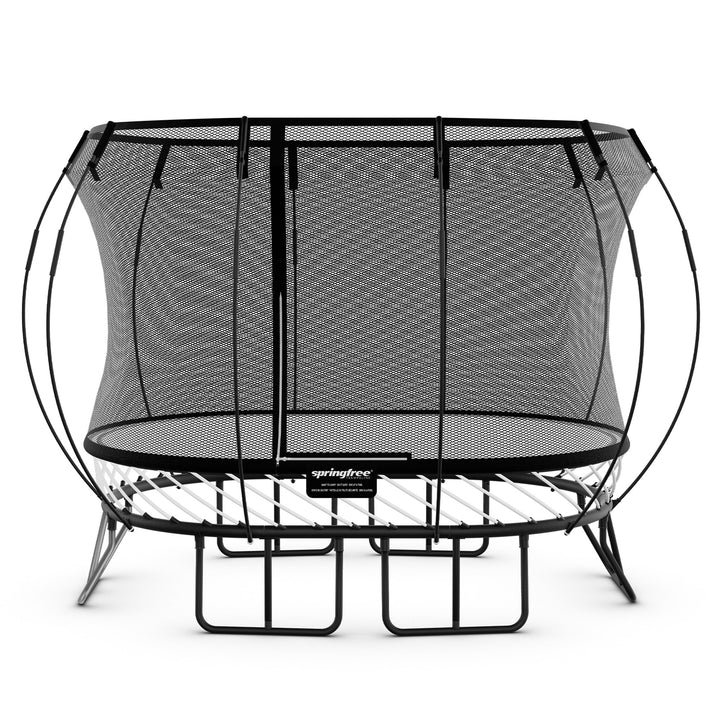 Springfree 6' x 9' Oval Outdoor Backyard Trampoline with FlexiNet and Soft Edge - VMInnovations
