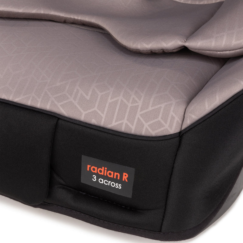 Diono Radian 3RXT Slim Fit 3 Across All-In-One Convertible Car Seat, Gray Oyster