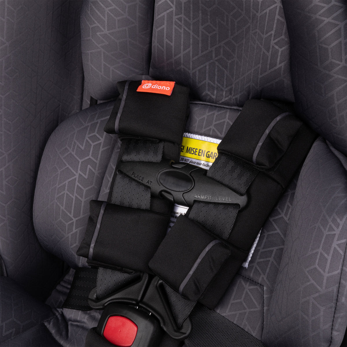 Diono Radian 3RXT Slim Fit 3 Across All-In-One Convertible Car Seat, Gray Stone - VMInnovations