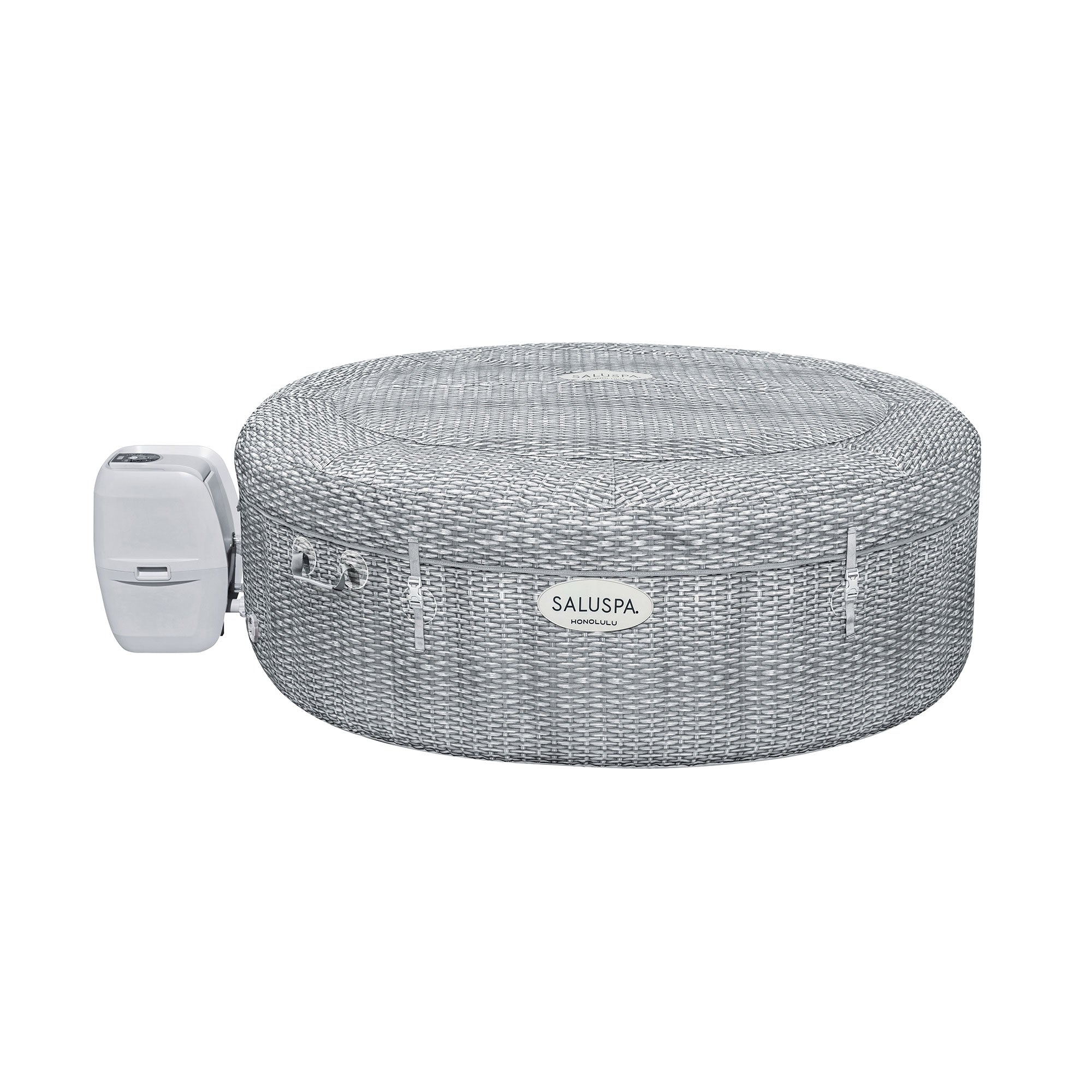 Bestway SaluSpa Honolulu AirJet Hot Tub with EnergySense Cover, Grey (For Parts) - VMInnovations