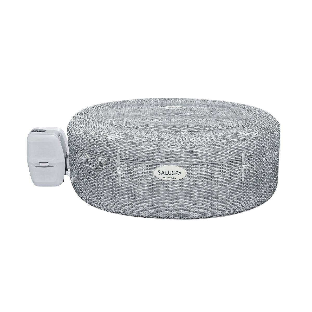 Bestway SaluSpa Honolulu AirJet Hot Tub w/EnergySense Cover, Grey (Open Box)