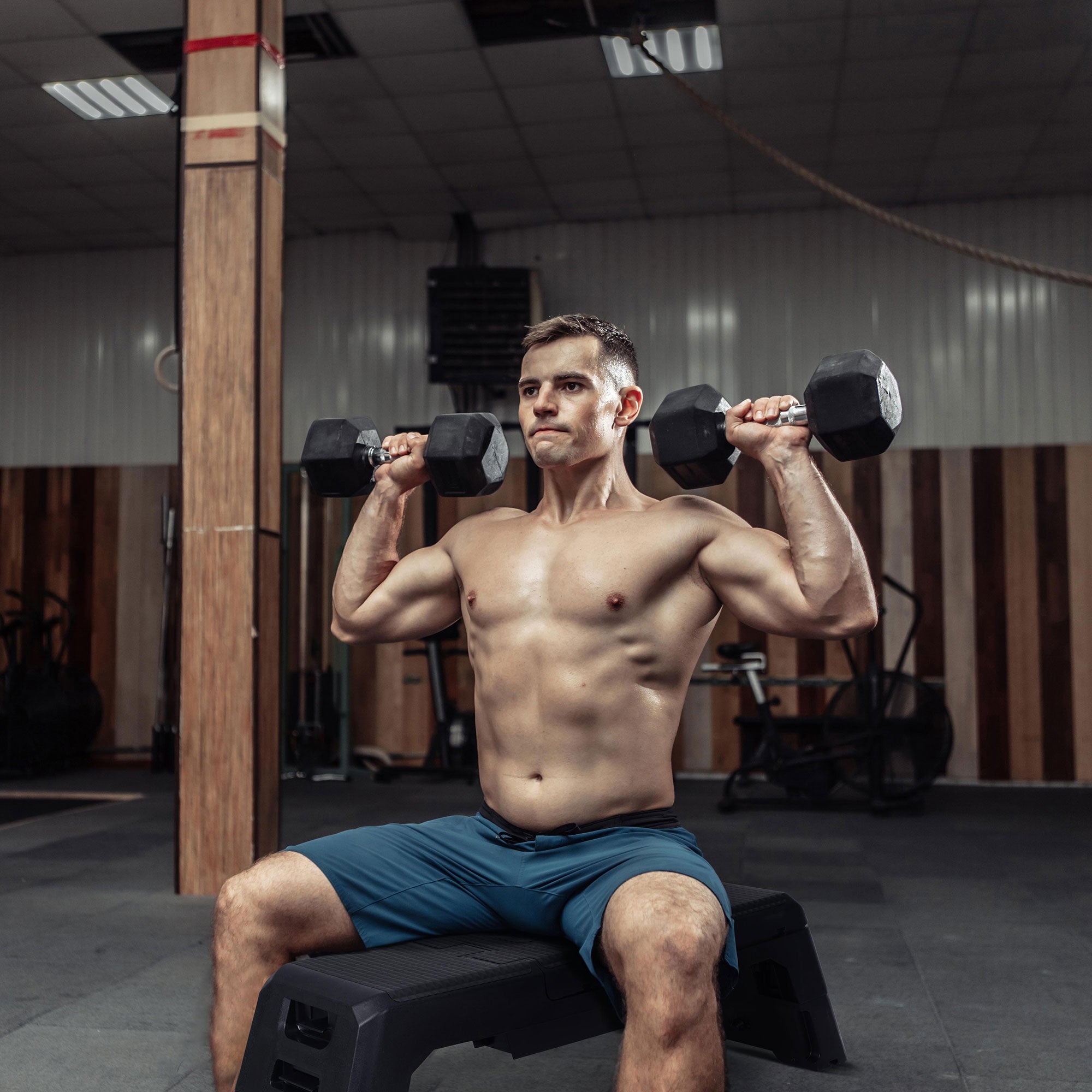 HolaHatha Multifunctional Fitness Aerobic Deck w/Internal Storage(Open Box) - VMInnovations
