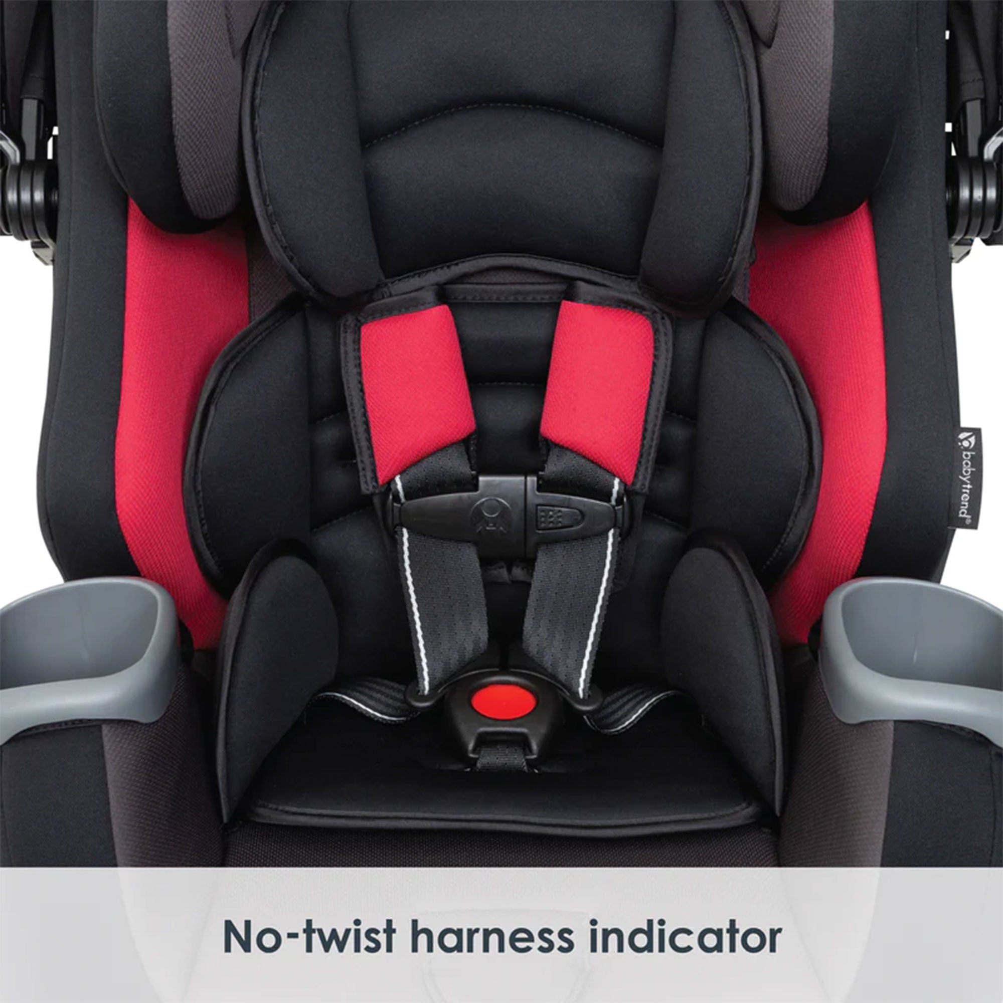 Baby Trend Cover Me 4 in 1 Convertible Car Seat w/ Canopy, Scooter (Black/Red) - VMInnovations