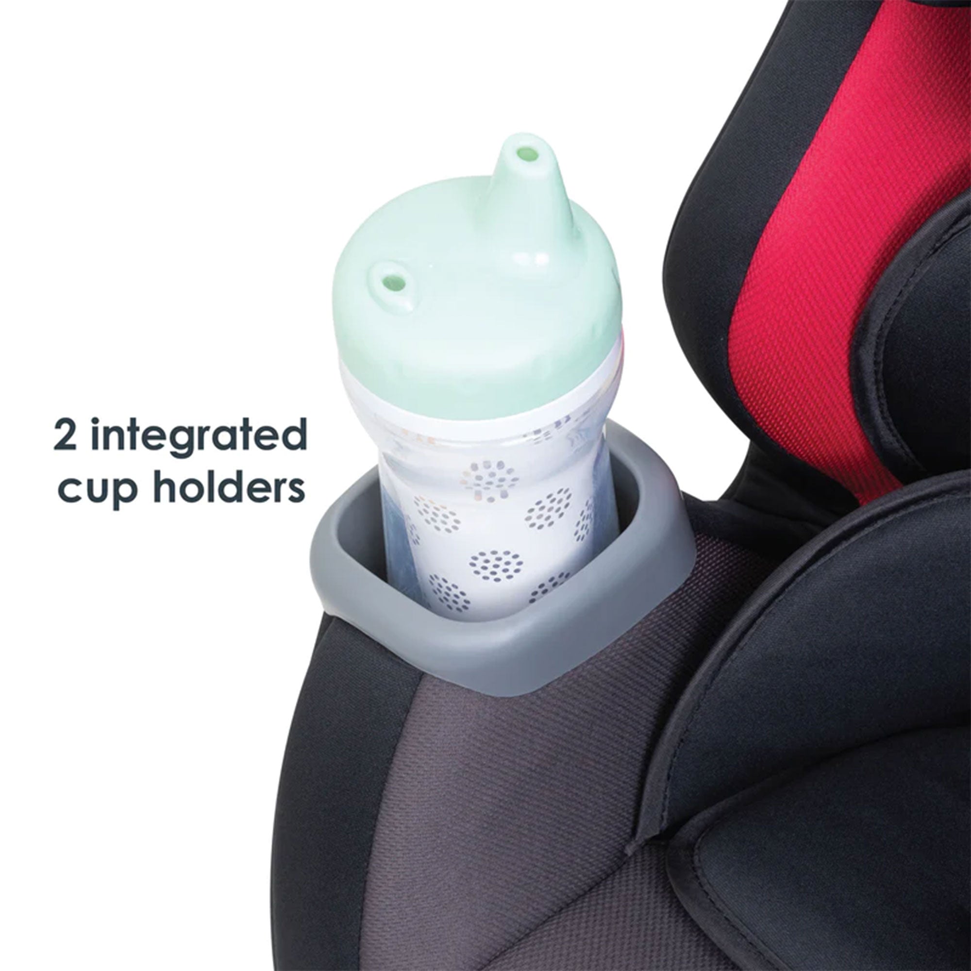 Baby Trend Cover Me 4 in 1 Convertible Car Seat w/ Canopy, Scooter (Black/Red) - VMInnovations