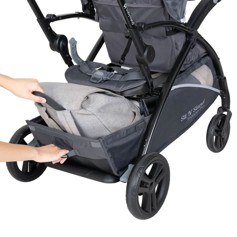 Baby Trend Sit N’ Stand Lightweight 5-in-1 Shopper Plus Stroller, Blue Mist