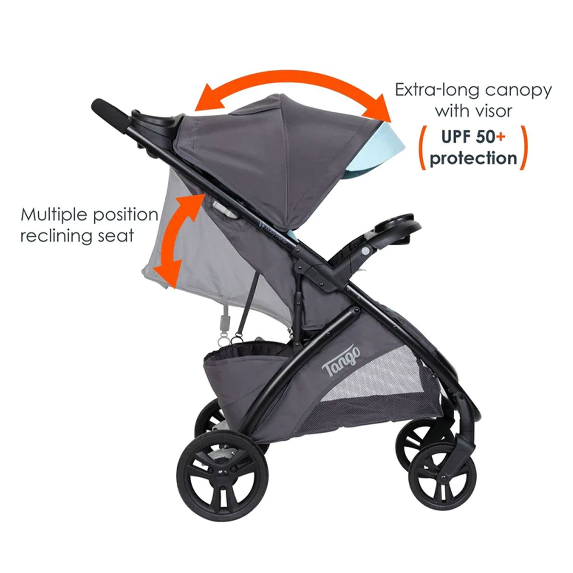Baby Trend Tango Foldable Stroller w/ Dual Suspension, Blue Mist (Used) - VMInnovations