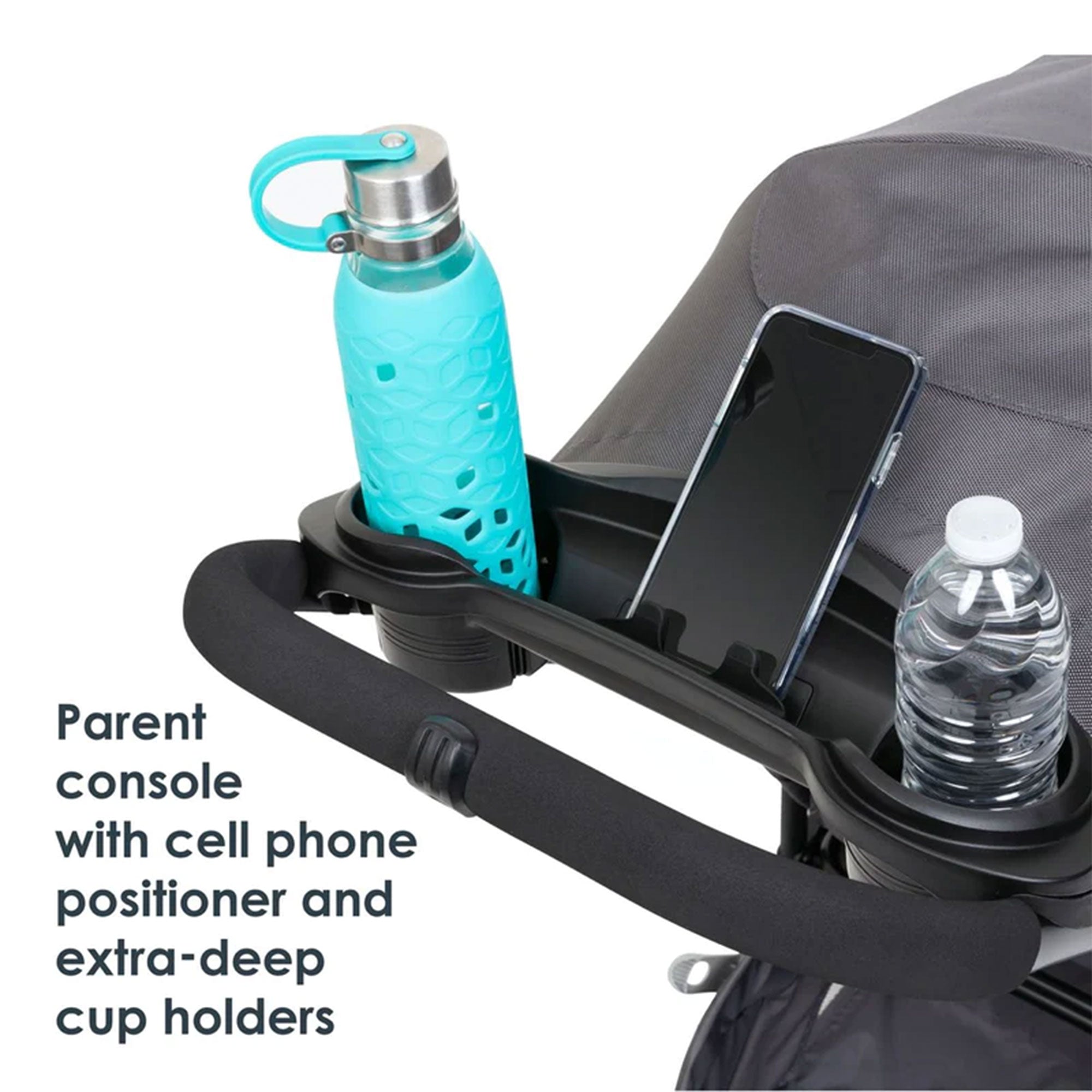 Tango Lightweight Foldable Stroller with Dual Suspension, Blue Mist (Open Box) - VMInnovations