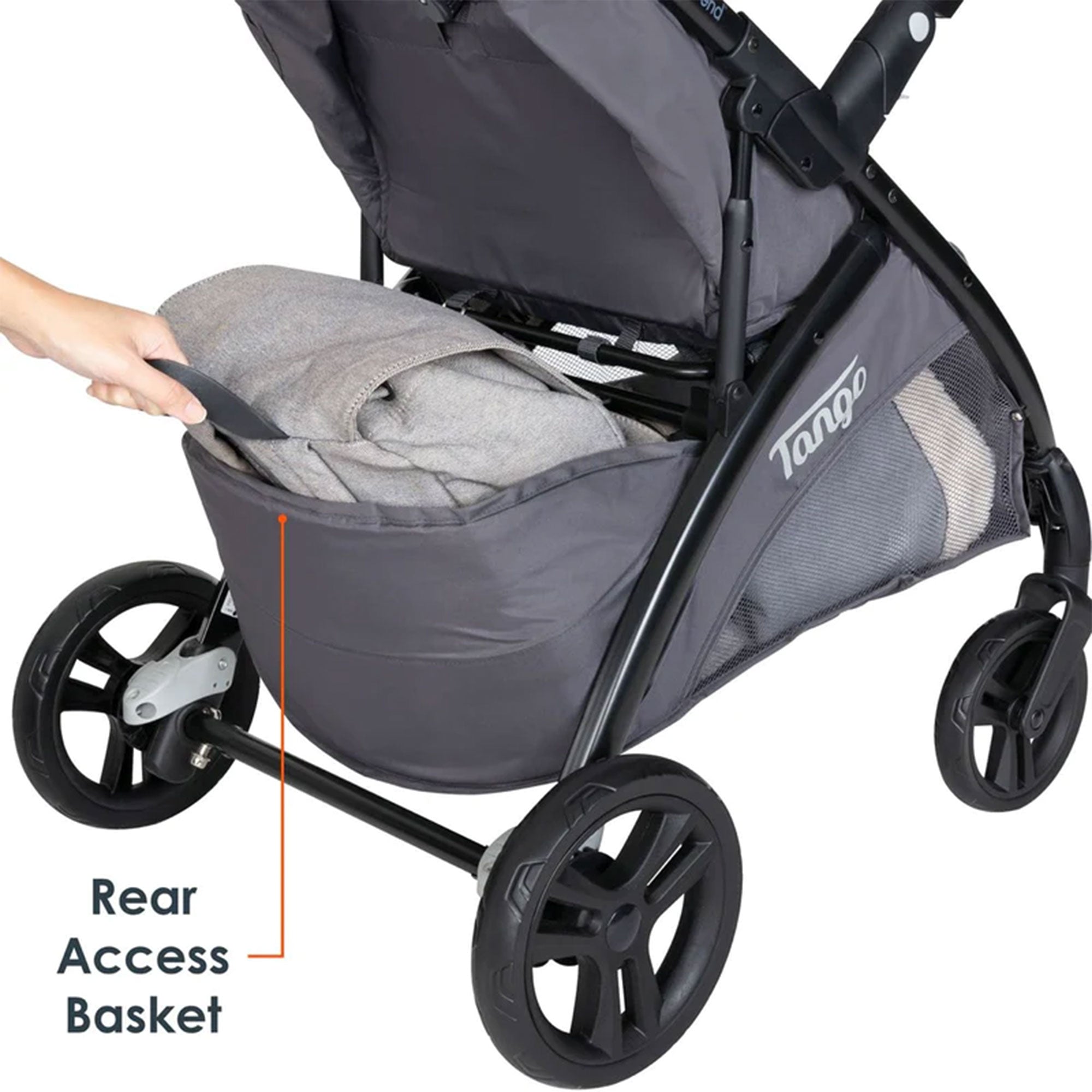 Tango Lightweight Foldable Stroller with Dual Suspension, Blue Mist (Open Box) - VMInnovations