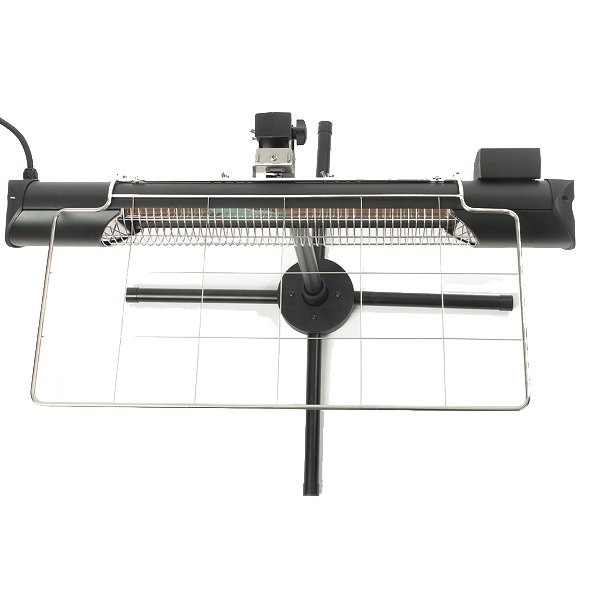Sengoku Weatherproof Graphite Patio Heater with Stand & Remote, Black(For Parts) - VMInnovations