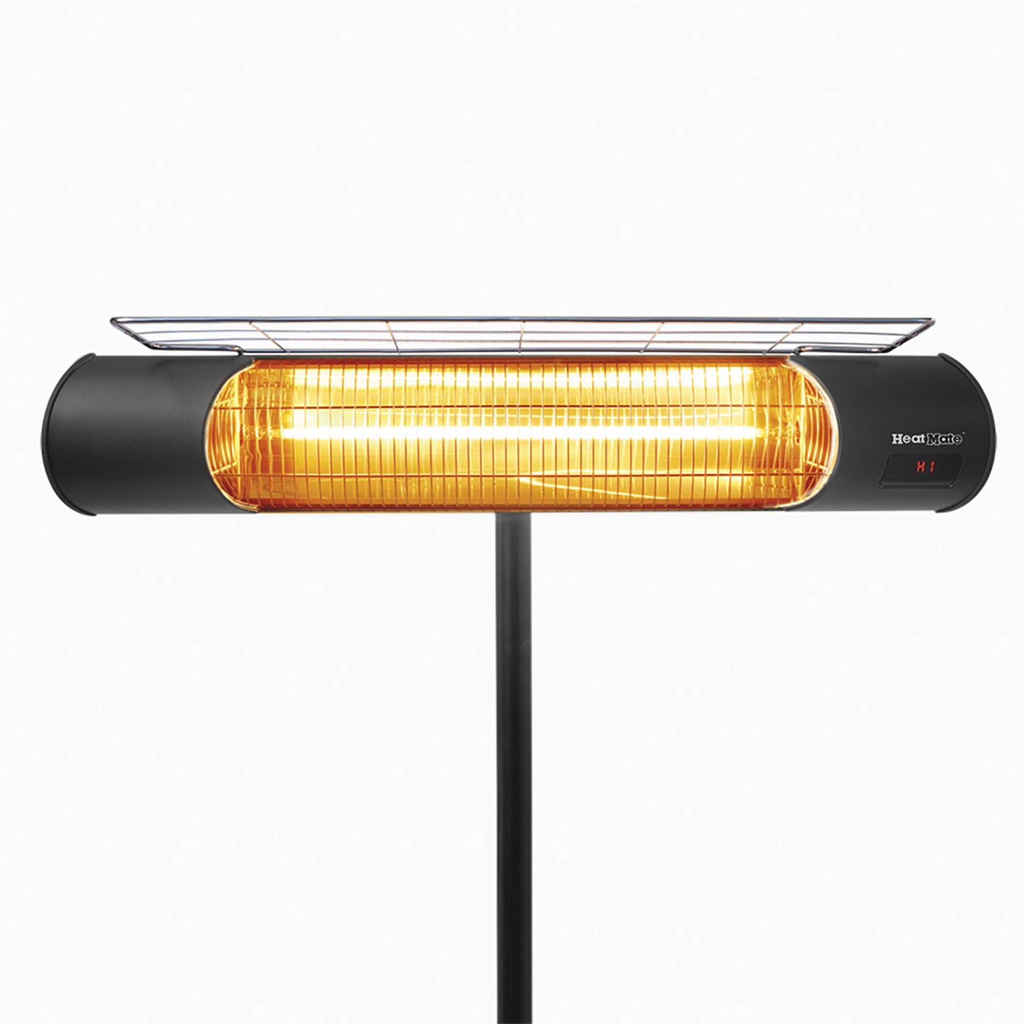 Sengoku Weatherproof Graphite Patio Heater with Stand & Remote, Black(For Parts) - VMInnovations
