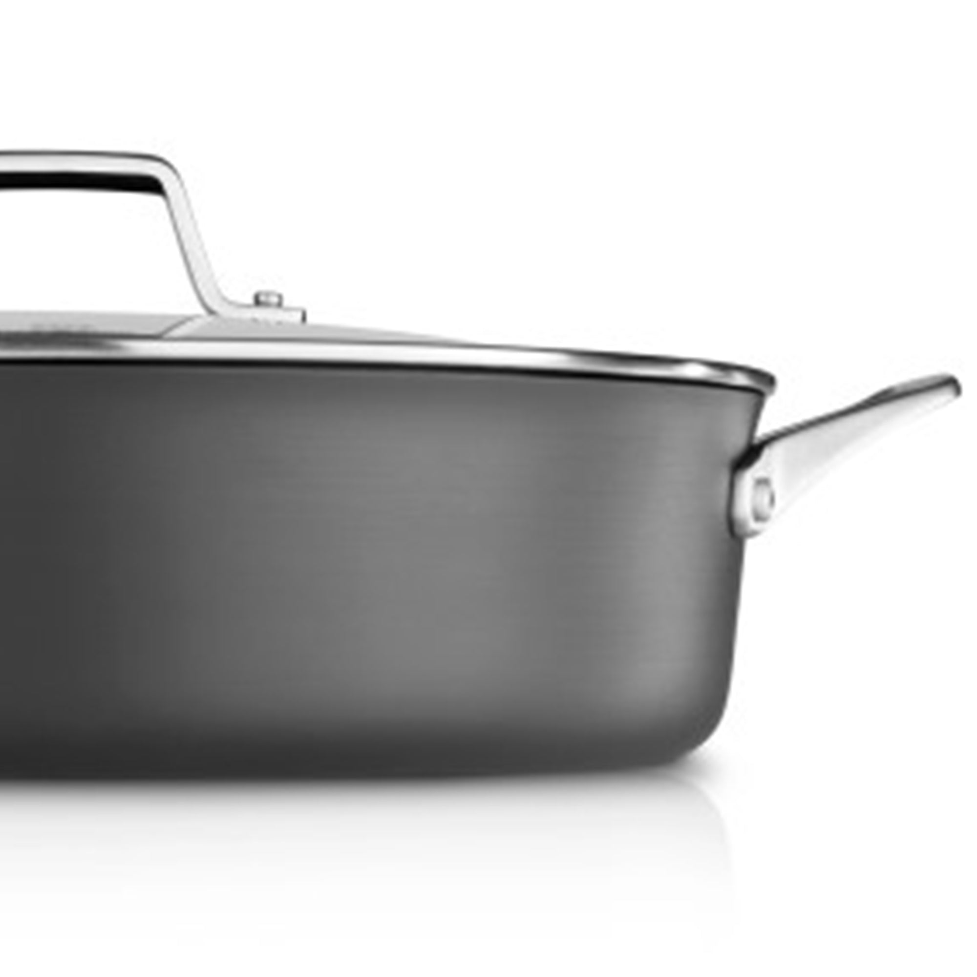 Calphalon Premier 7 Qt Hard-Anodized Nonstick MineralShield Sauteuse Pan w/Lid