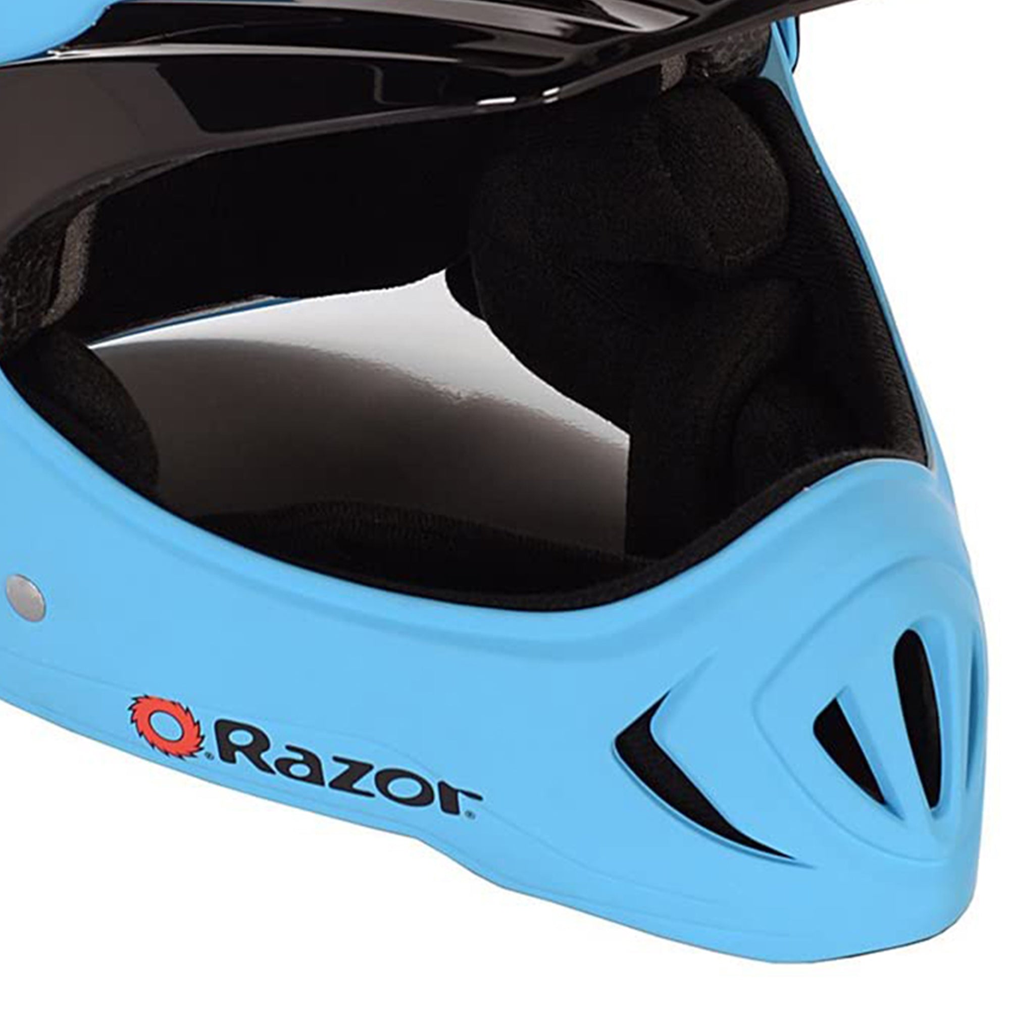 Razor Youth Child Full Face Riding Sport Scooter Helmet, Matte Blue (2 Pack)
