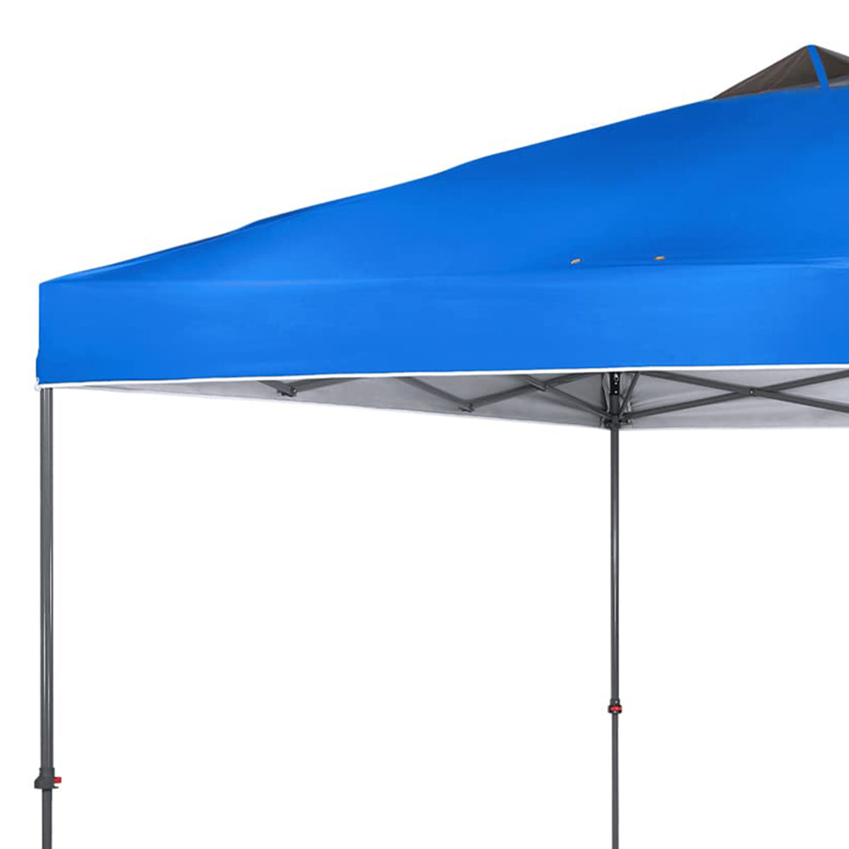 Crown Shades 10x10ft Instant Pop Up Folding Shade Canopy w/Bag, Blue (For Parts)