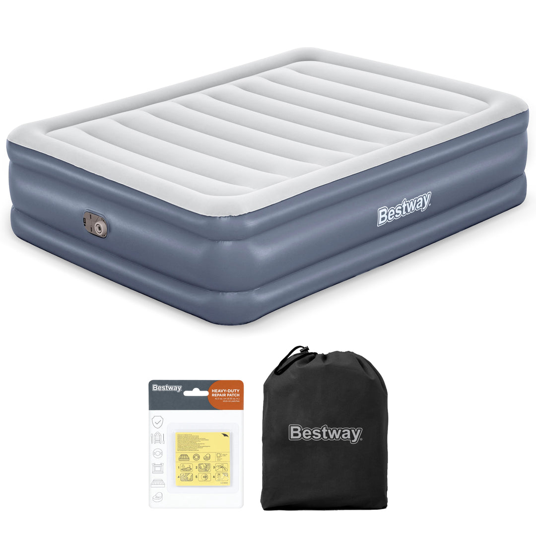 Bestway Tritech, Sized 20" Mattress with Built-In AC Pump and Bag - VMInnovations