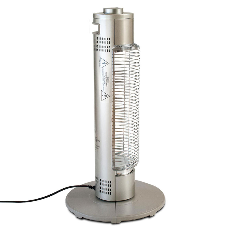 Sengoku HeatMate Portable Instant Heat Graphite Tower Electric Heater, Champagne