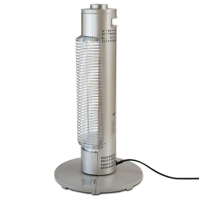 Sengoku HeatMate Portable Instant Heat Graphite Tower Electric Heater, Champagne
