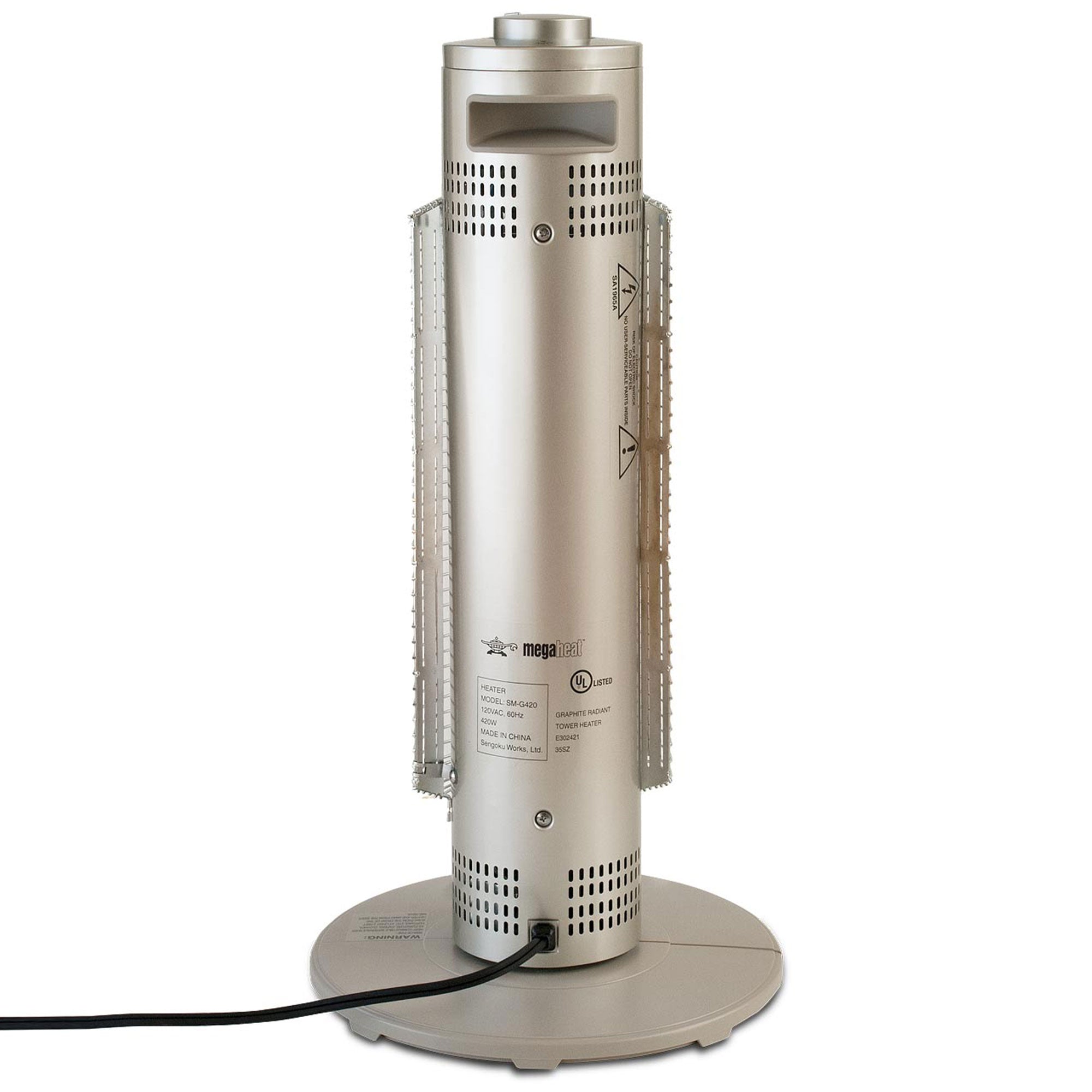 Sengoku HeatMate Portable Instant Heat Tower Electric Heater, Champagne (Used) - VMInnovations