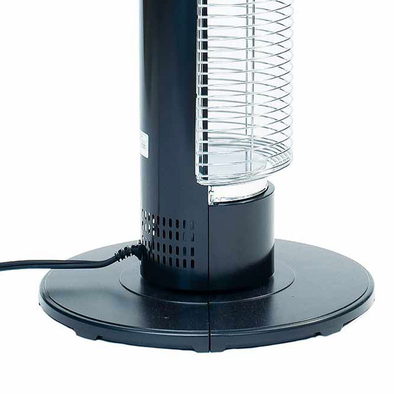 Sengoku HeatMate Portable Instant Graphite Medium Tower Electric Heater, Black