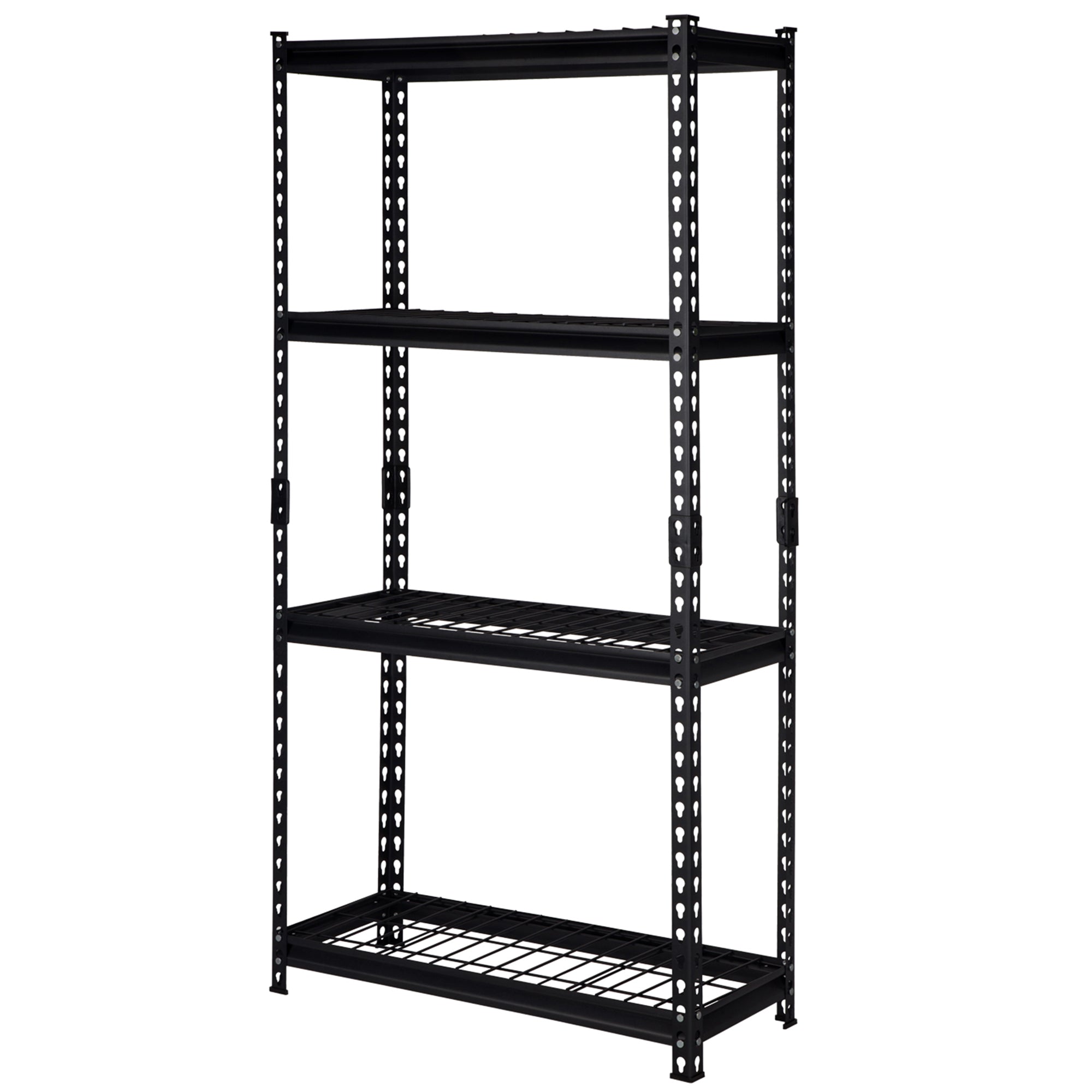 Pachira 30"W x 60"H 4 Shelf Shelving for Home & Office Organizing, Black (Used) - VMInnovations