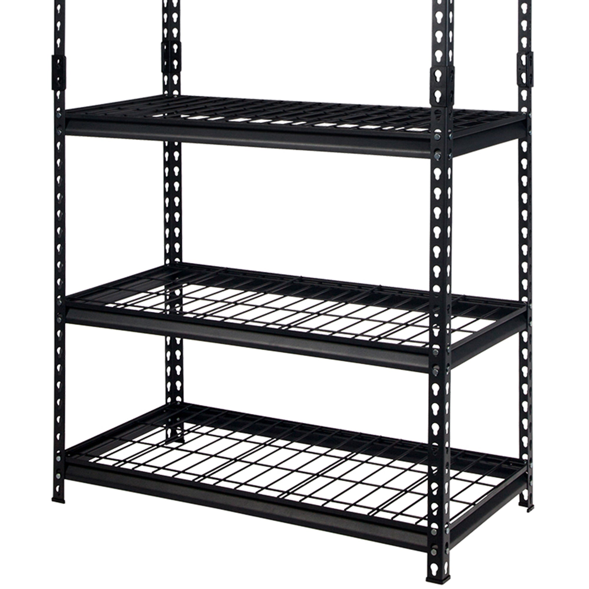 Pachira 36"Wx72"H 5 Shelf Steel Shelving for Home & Office , Black (Used) - VMInnovations