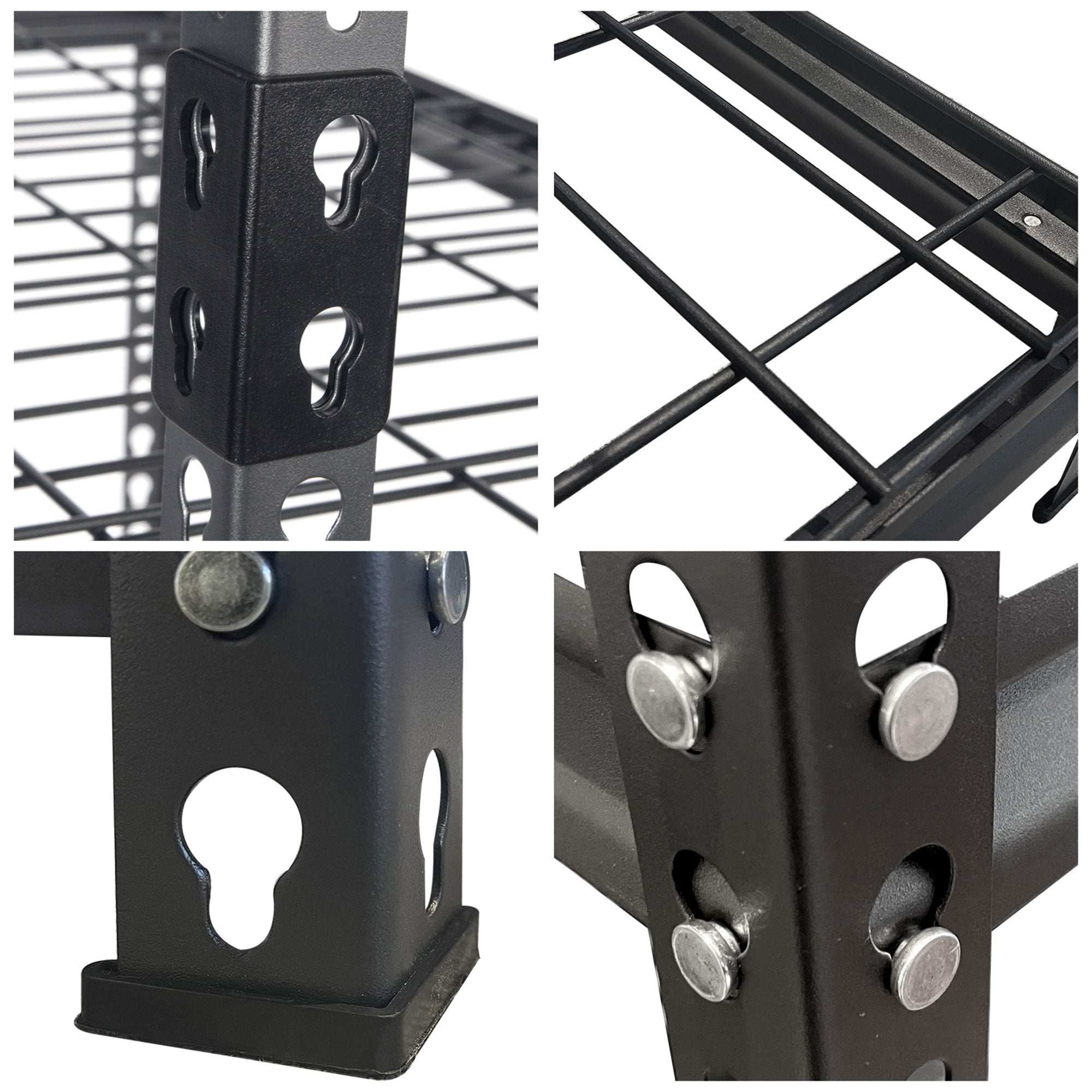 Pachira 60"W x 72"H 5 Steel Shelving for Home & Office Organizing, Black (Used) - VMInnovations