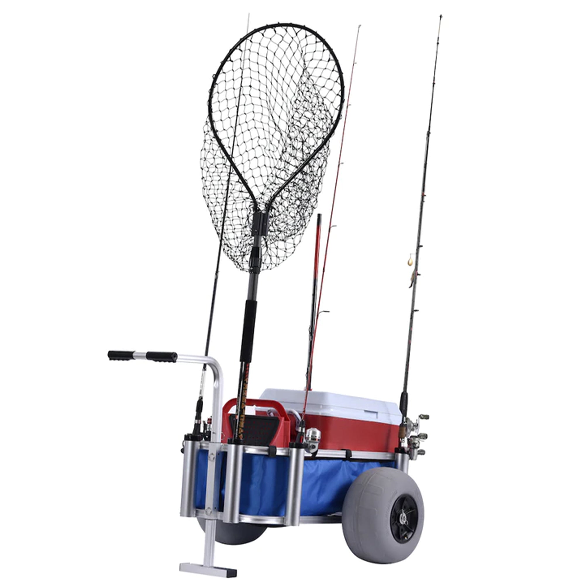 Juggernaut Storage Fishing Gear & Marine Equipment Utility Cart, Blue (Used) - VMInnovations