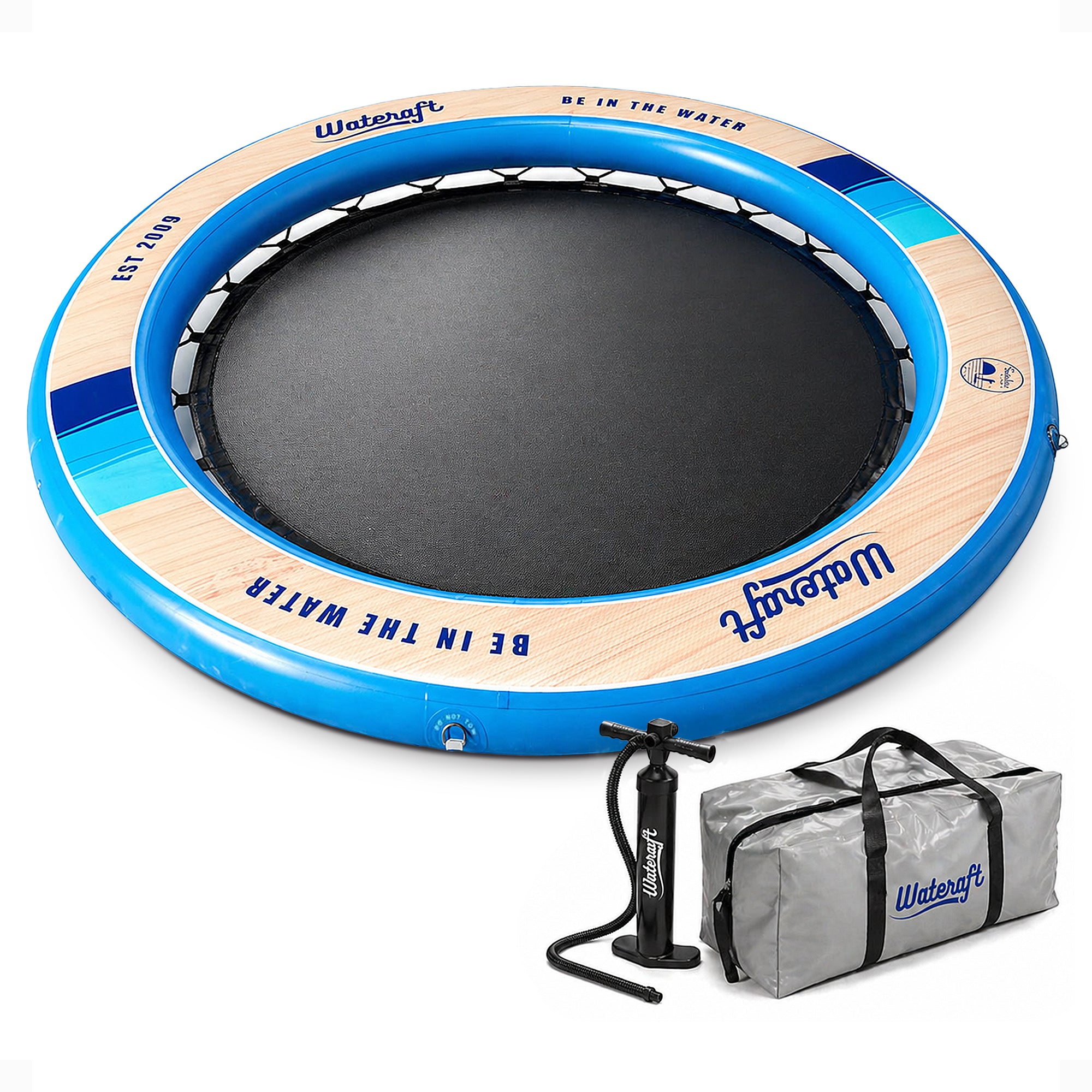 WateRaft Floating Inflatable Dock with Mesh Net Center - VMInnovations