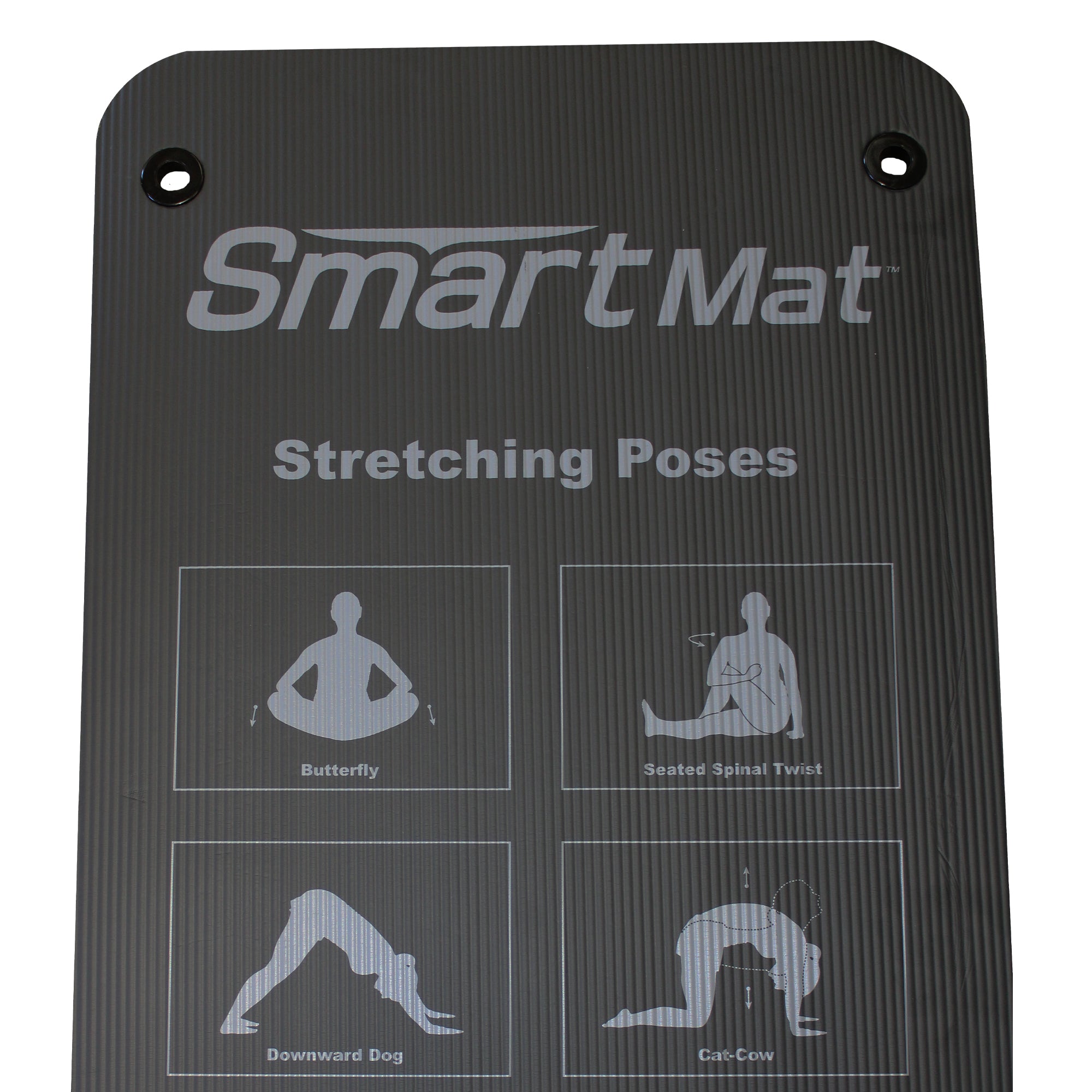 Prism Fitness Extra Thick Self Guided Exercise Mat w/Carry Strap, Black (Used) - VMInnovations