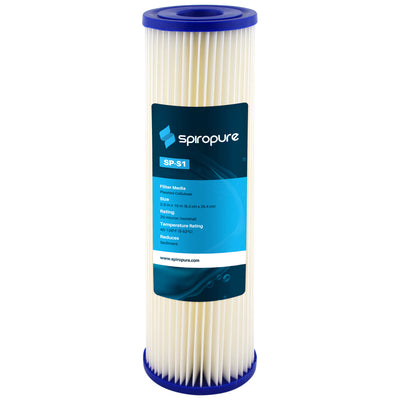 SpiroPure 10'x2.5' Micron Pleated Cellulose Polyester Filter(24 Pk)(Open Box)