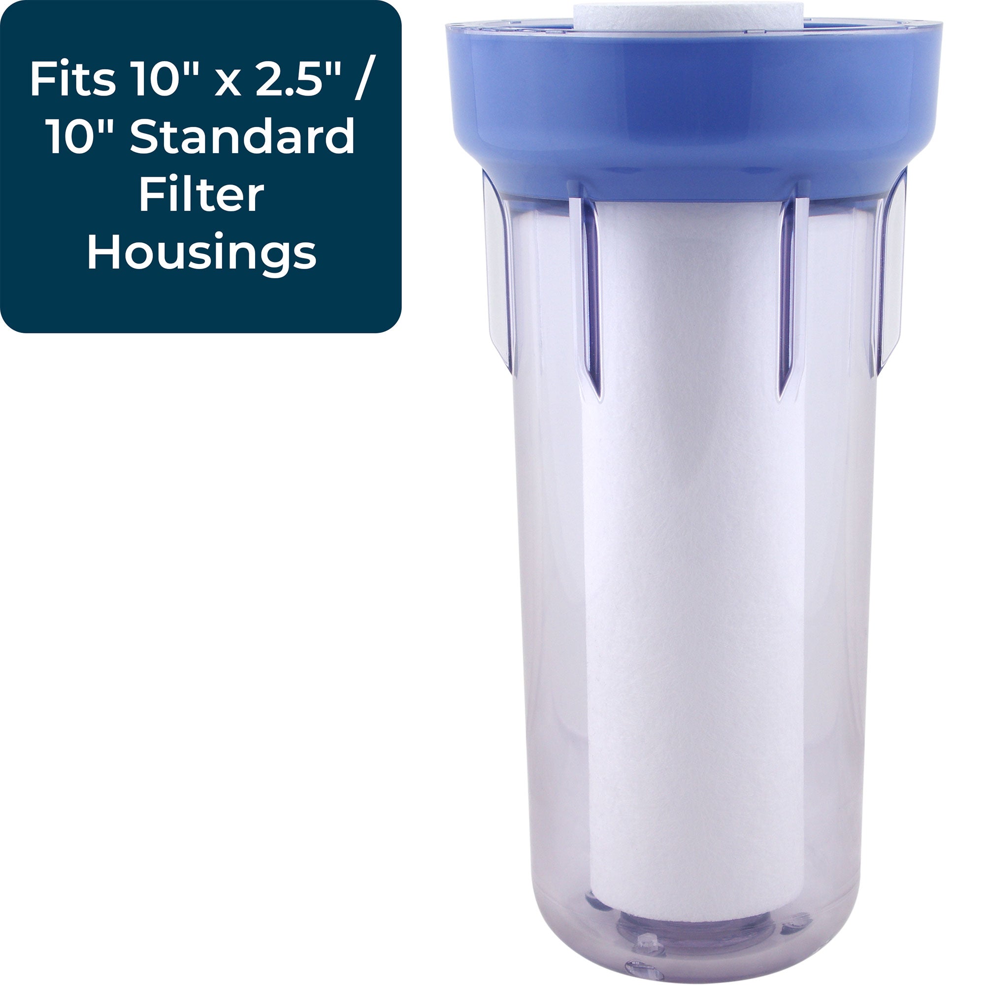 SpiroPure 10"x2.5" 5 Micron Melt-Blown Polypropylene Filter (24 Pk)(Open Box) - VMInnovations